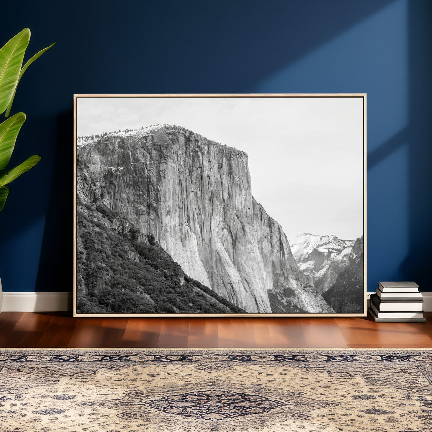 39393420-MGV-CV-36X24 - El Capitan Yosemite Mountain Wall Art – Yosemite Cliff Canvas Print, Rugged Terrain and Timeless Wilderness Decor for Office, Living Room or Cabin
