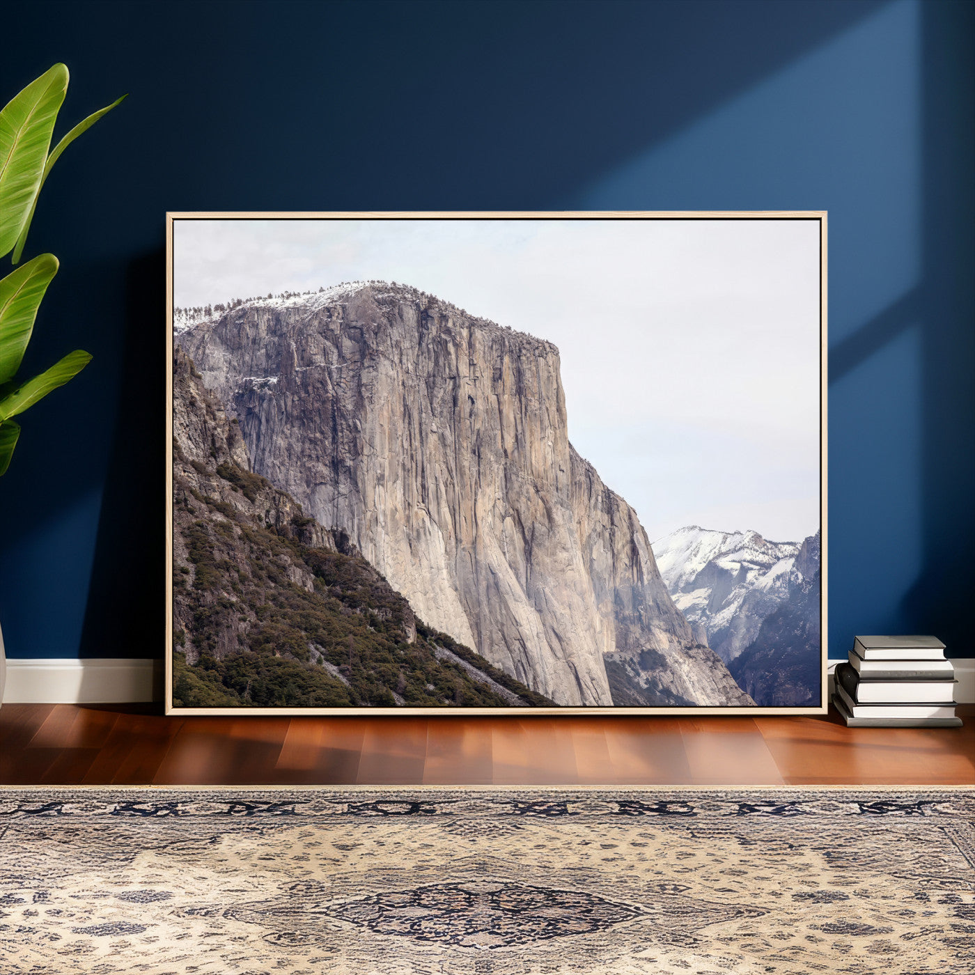 74506434-MGV-CV-36X24 - El Capitan Yosemite Mountain Wall Art – Yosemite Cliff Canvas Print, Rugged Terrain and Timeless Wilderness Decor for Office, Living Room or Cabin
