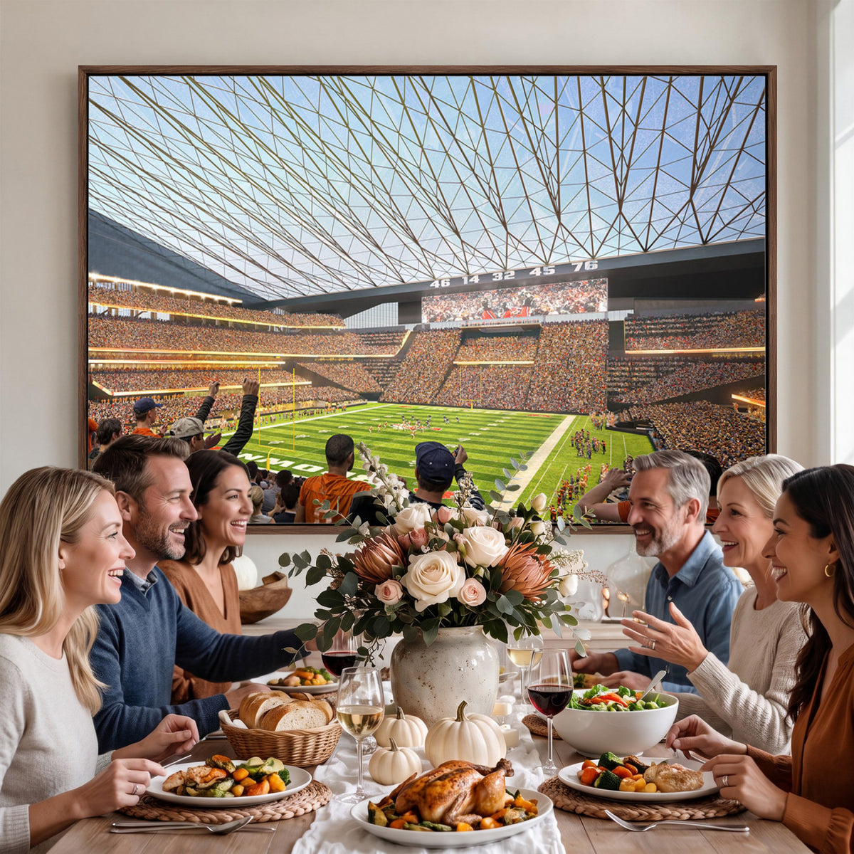 81960112-MGV-CV-36X24 - Cleveland Browns Stadium Wall Art Canvas Print