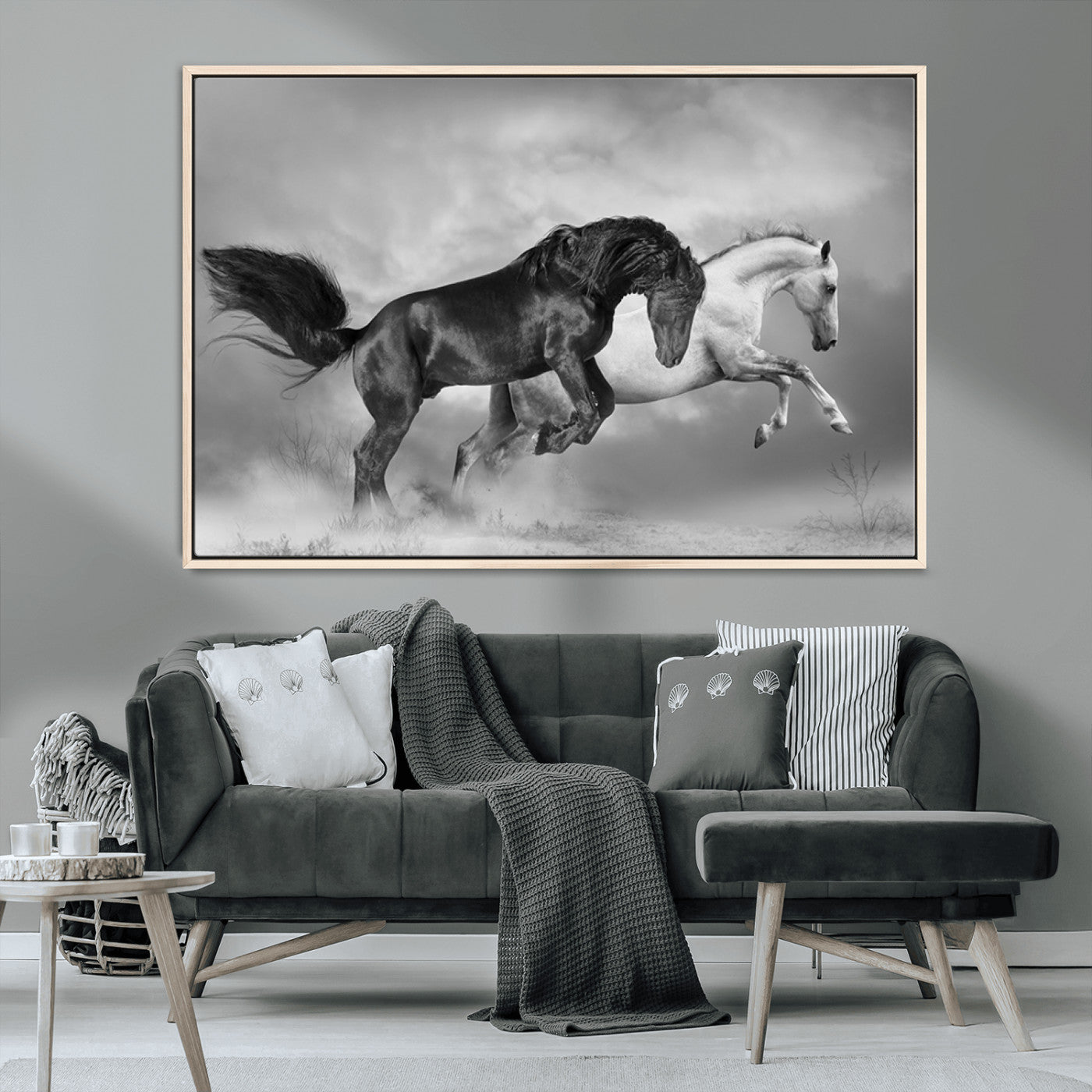 MGV-FC-36X24 - Wild Horses Wall Art Canvas Print