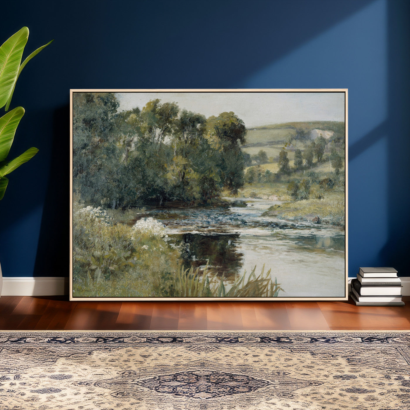 63256010-MGV-CV-36X24 - Edward Mitchell Bannister Streamside Wall Art Canvas Print