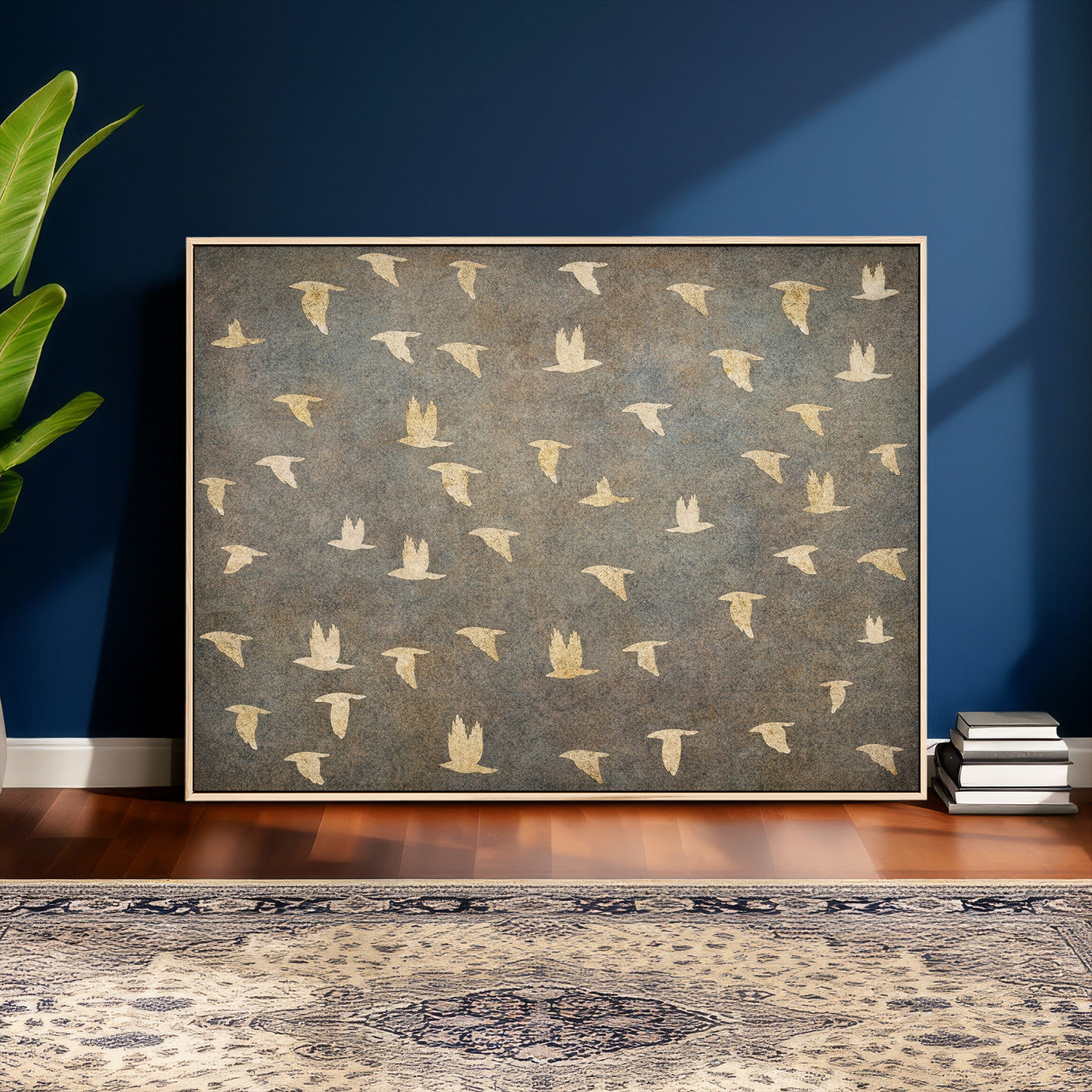 20532514-MGV-CV-36X24 - Abstract Birds Wall Art Canvas Print