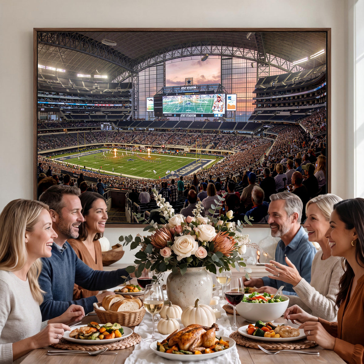 61524160-MGV-CV-36X24 - Stadium Wall Art Canvas Print