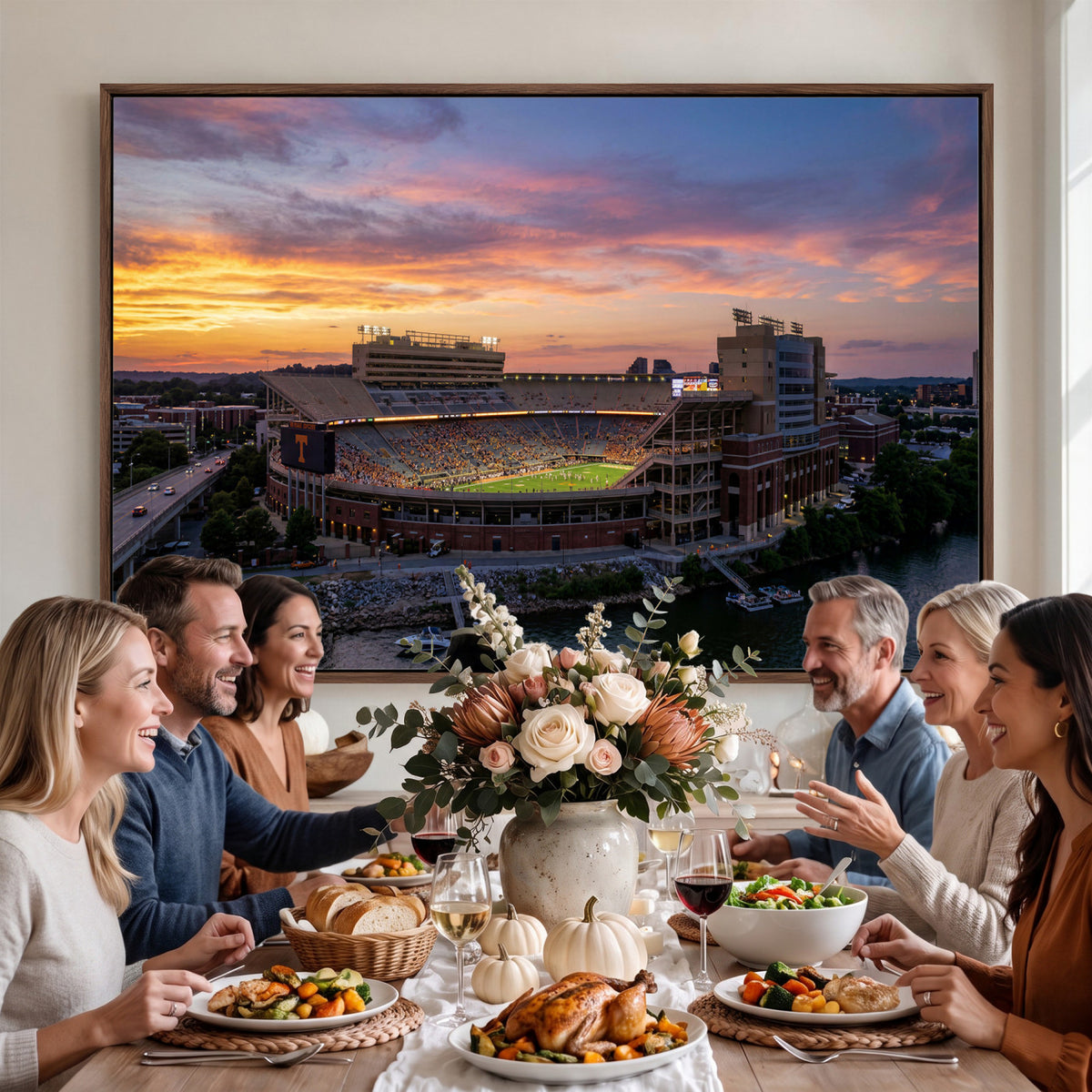 61093642-MGV-CV-36X24 - Stadium Wall Art Canvas Print