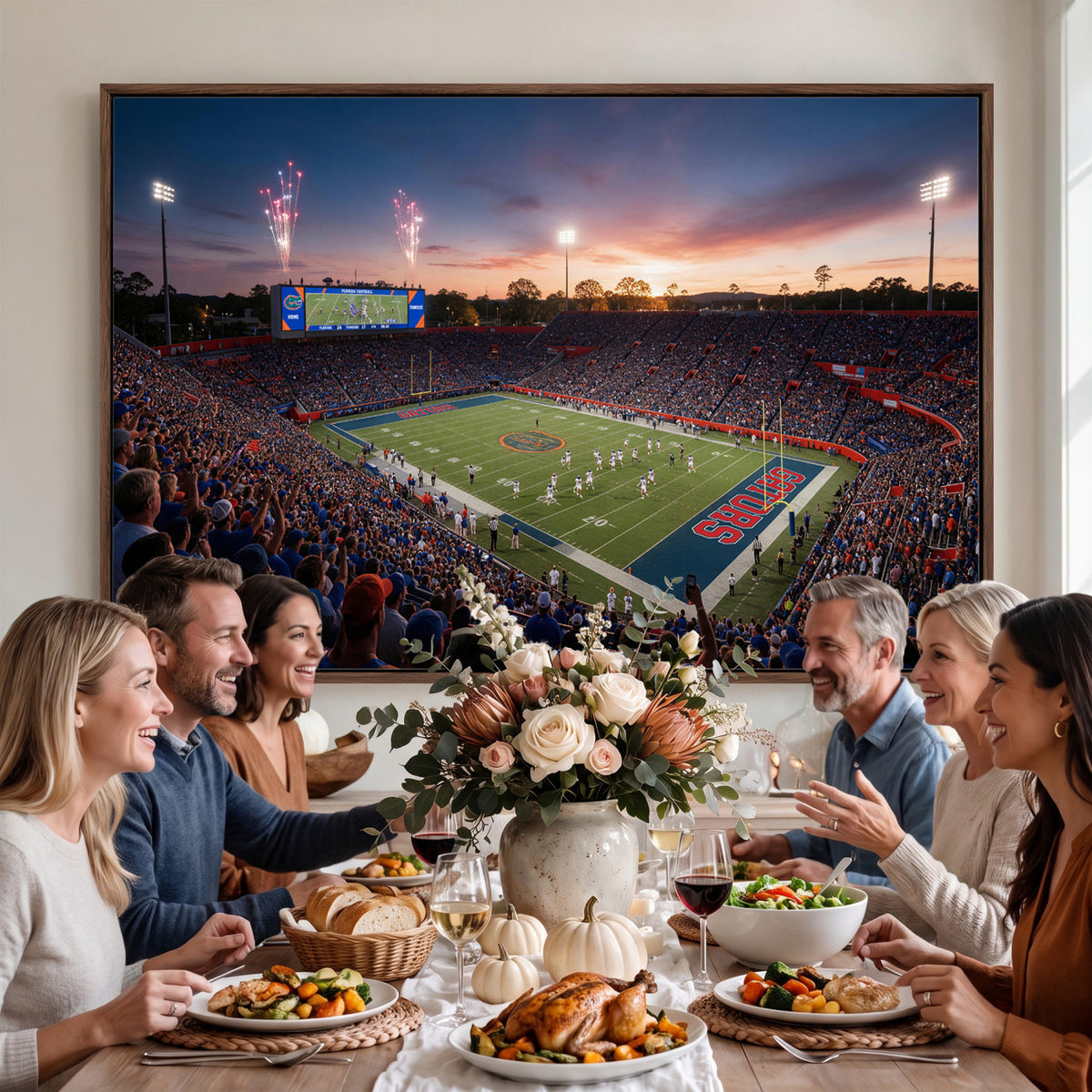 76151234-MGV-CV-36X24 - Stadium Wall Art Canvas Print