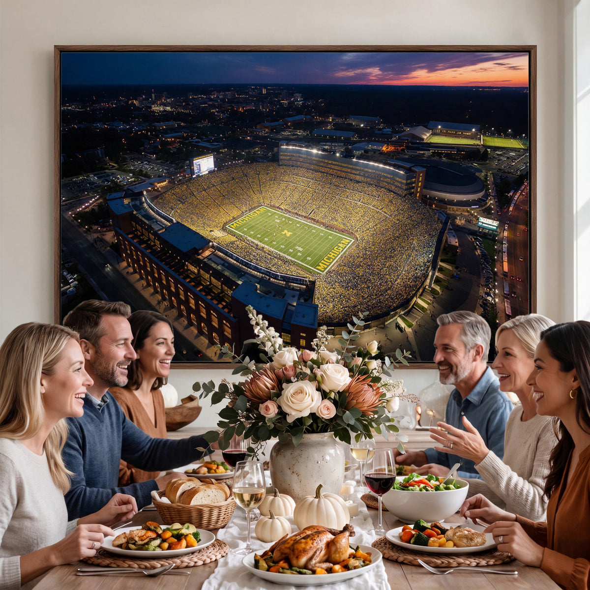 61127284-MGV-CV-36X24 - Stadium Wall Art Canvas Print