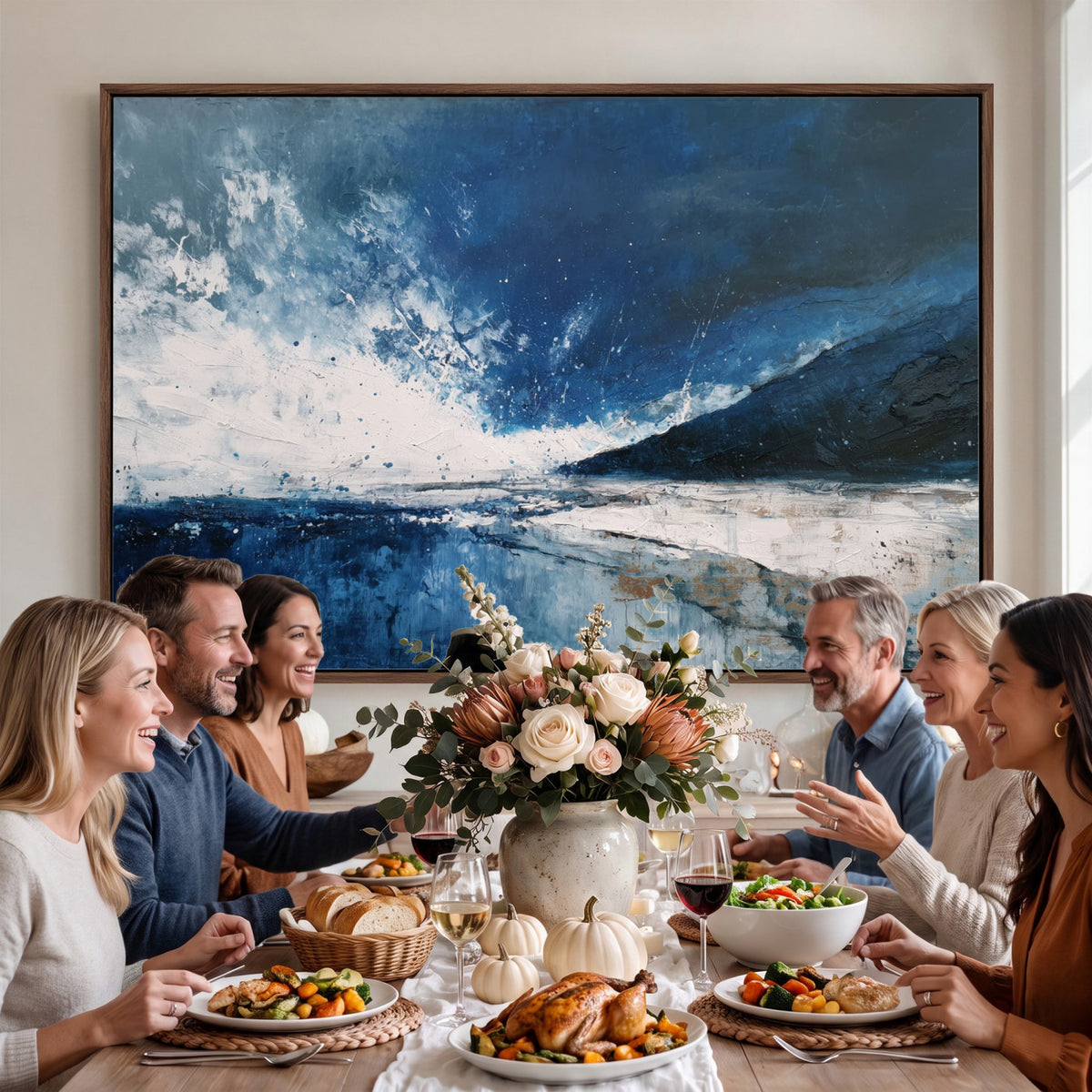 76136620SS-_Poster-30x20 - Extra Large Abstract Wall Art Canvas Print