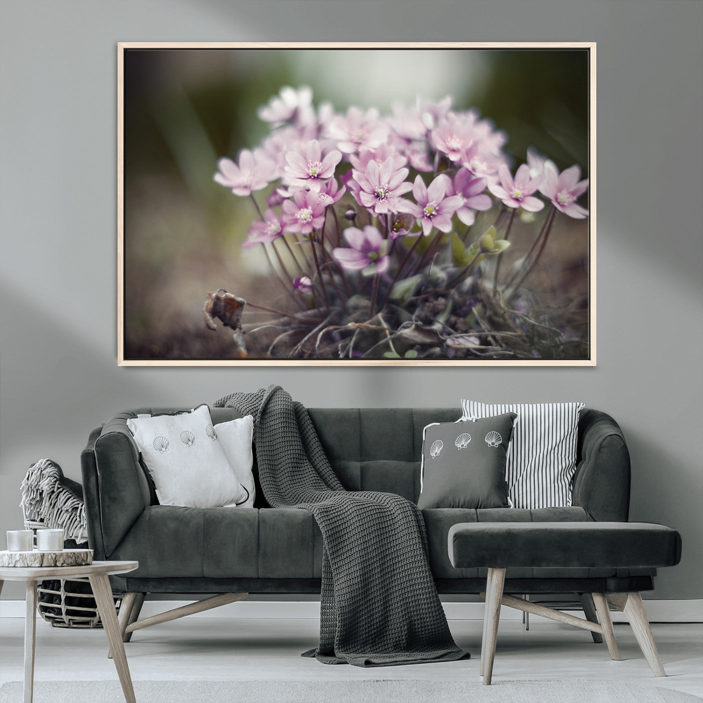 MGV-FC-36X24 - Pink Wild Flower Canvas Print