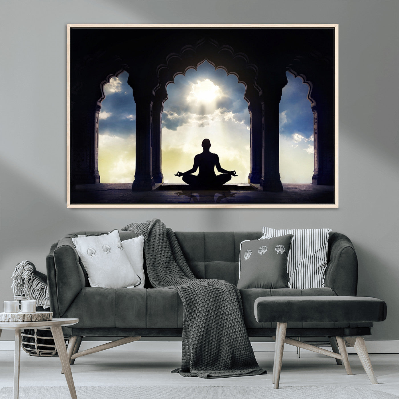 MGV-FC-36X24 - Women and Yoga Wall Art Canvas Print