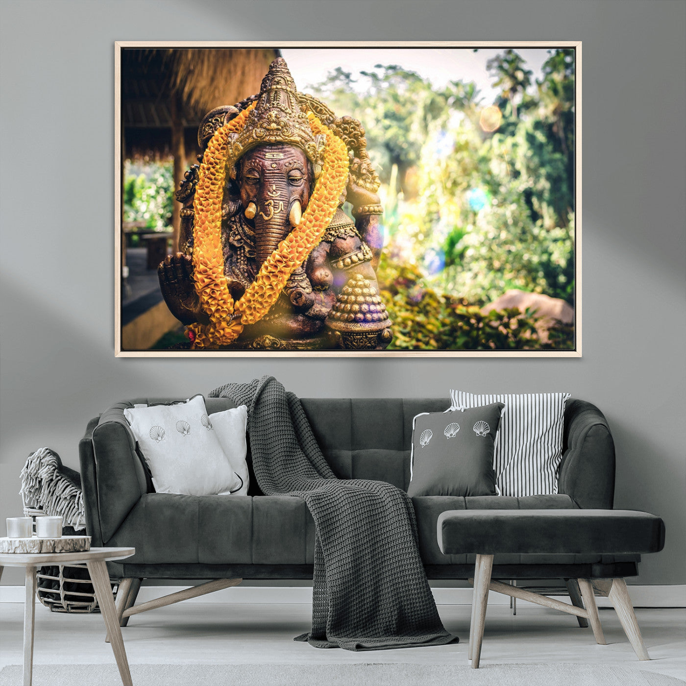 MGV-FC-36X24 - Hinduism Statue Wall Art Canvas Print