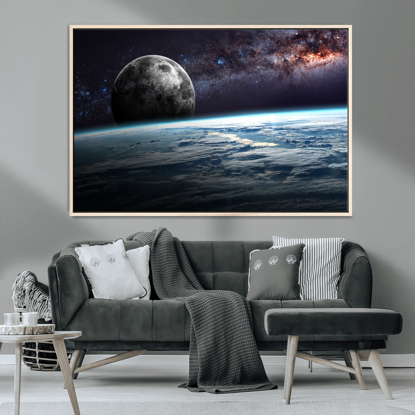 MGV-FC-36X24 - Space and Planet Canvas Print