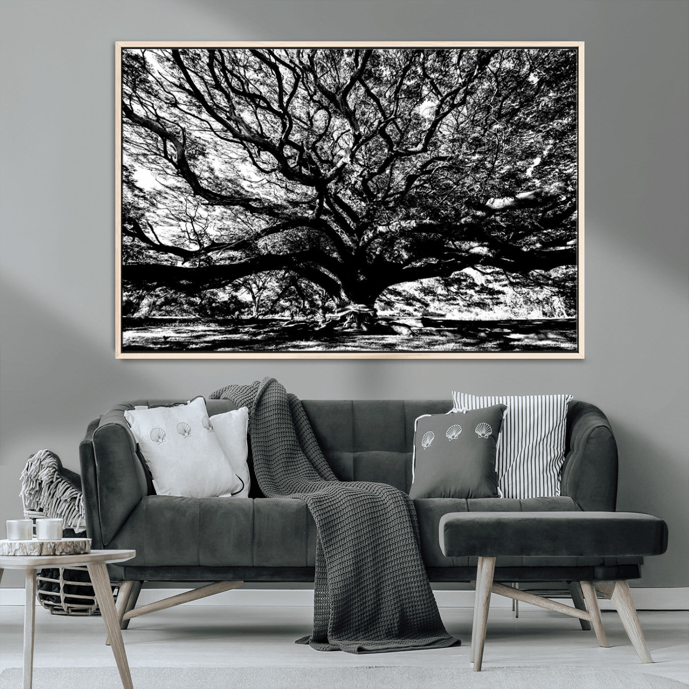 MGV-FC-36X24 - Mighty Angel Oak Wall Art | Angel Oak Tree Art Print