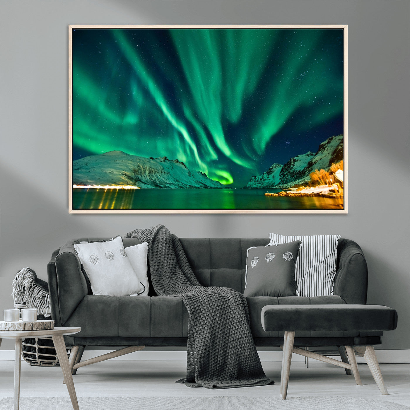 MGV-FC-36X24 - Northern Lights Wall Art Canvas Print