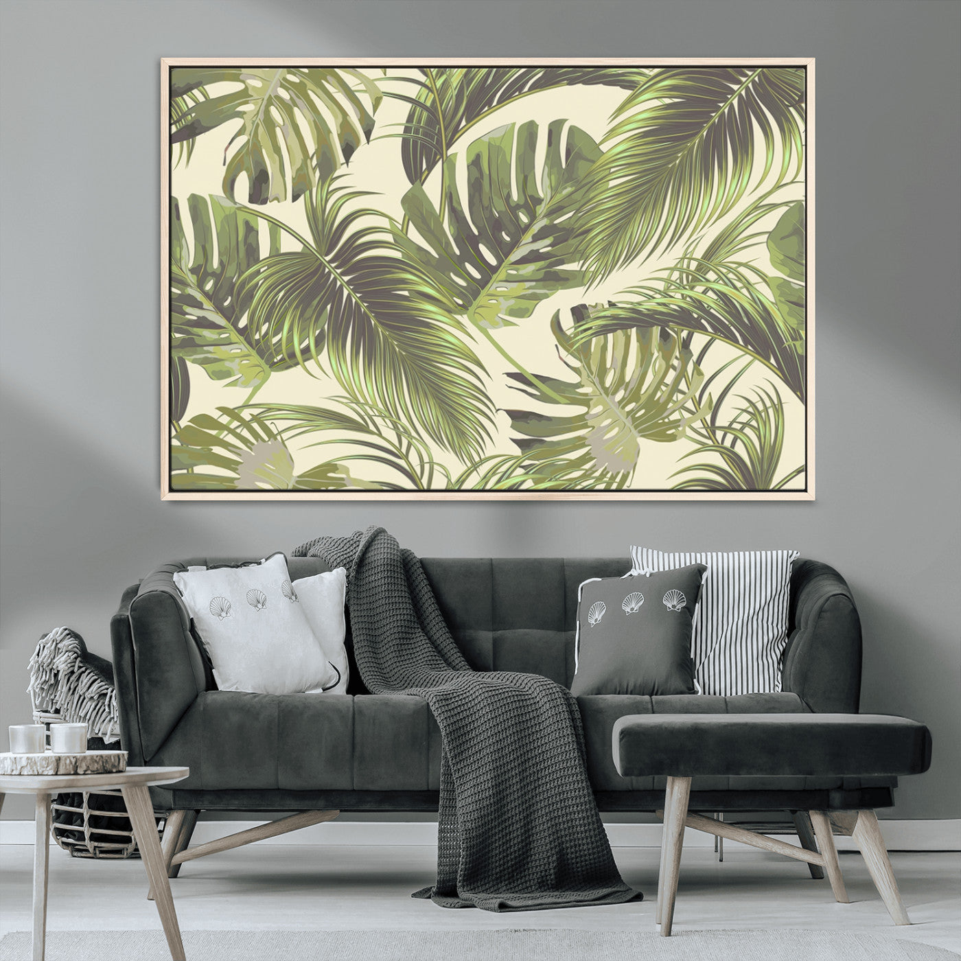MGV-FC-36X24 - Palm Leaves Canvas Print