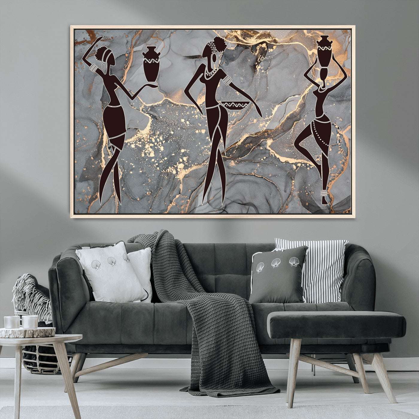 MGV-FC-36X24 - Abstract African Womens Art Canvas Print