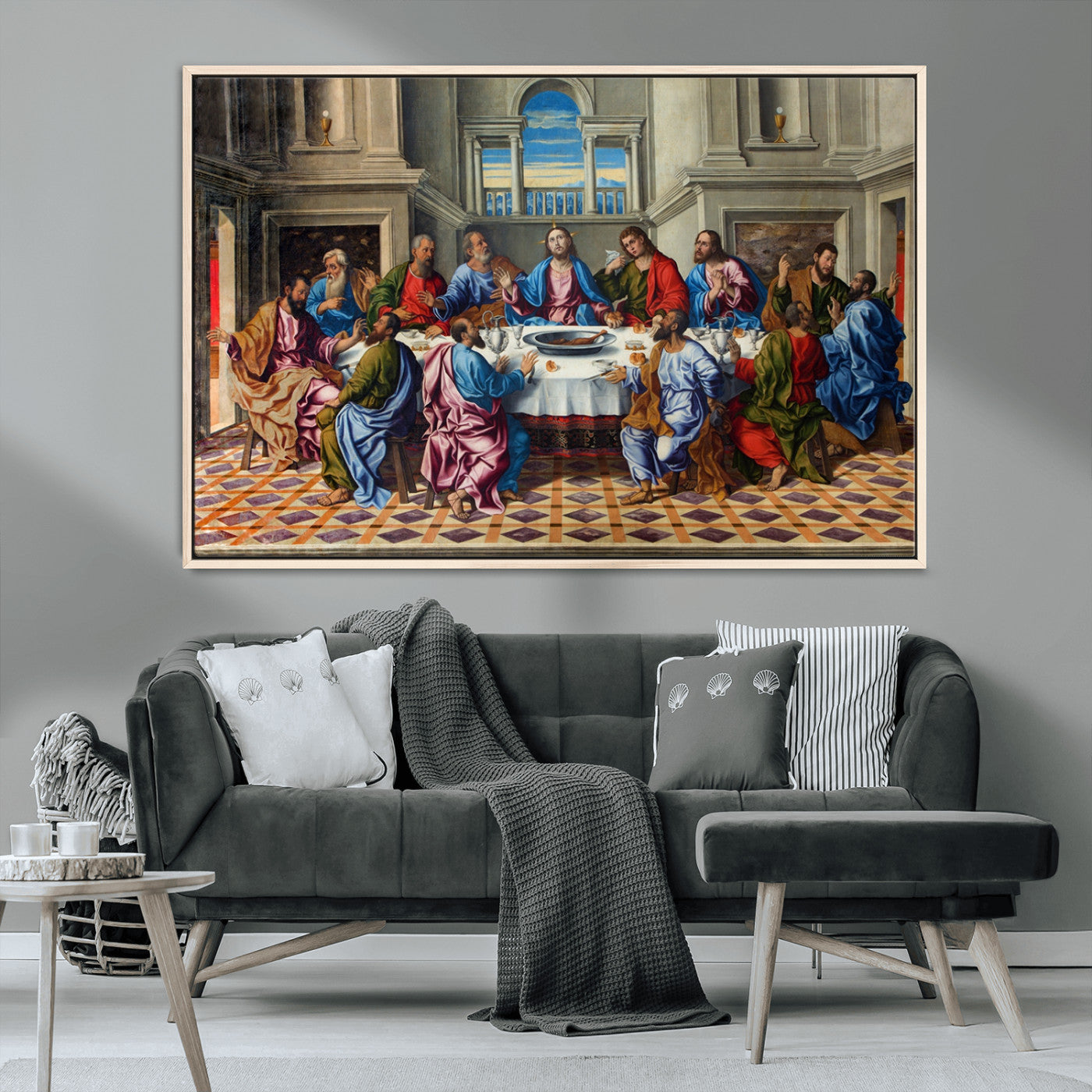 MGV-FC-36X24 - The Last Supper Multi Panel Canvas Wall Art
