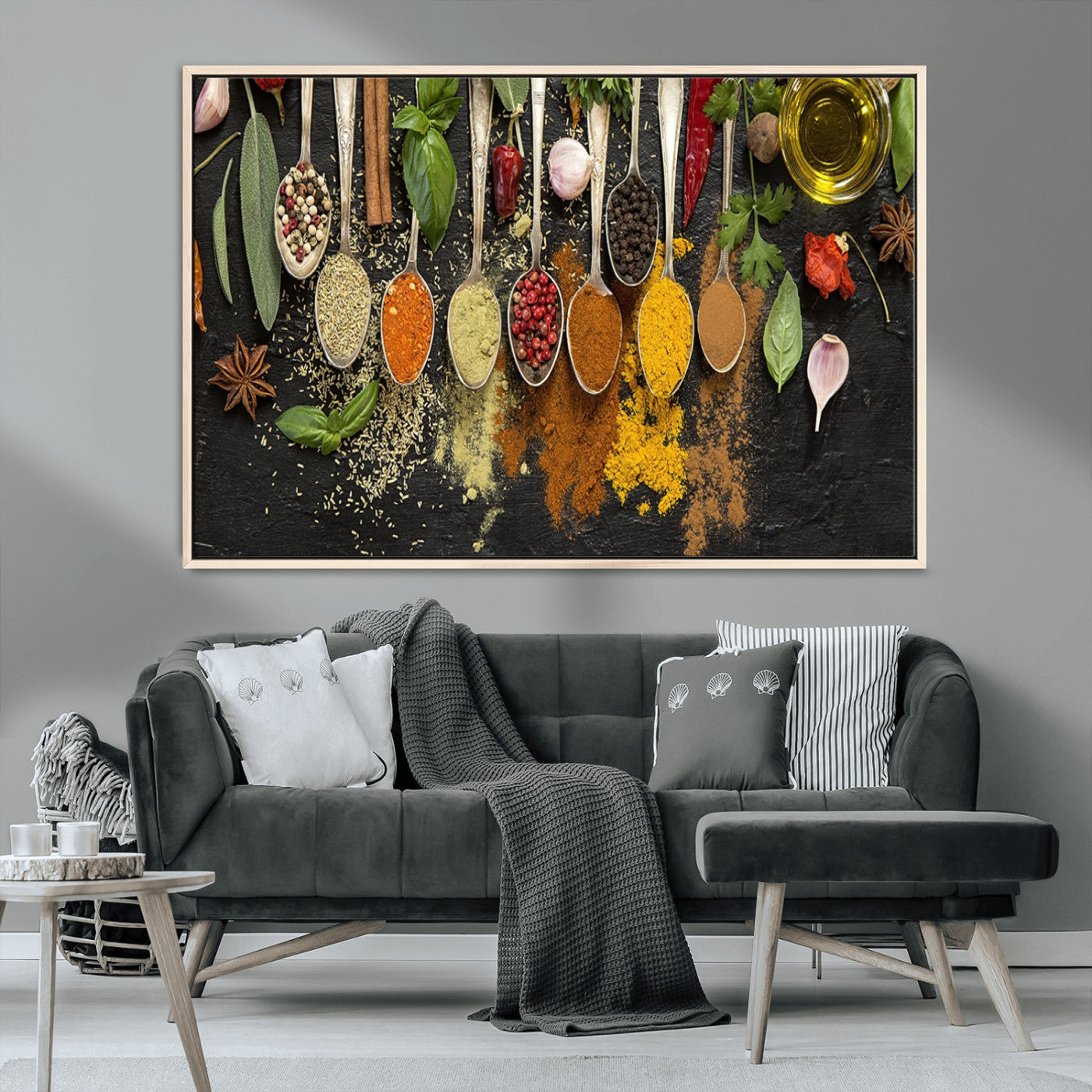 MGV-FC-36X24 - Kitchen Spice Wall Art Canvas Print