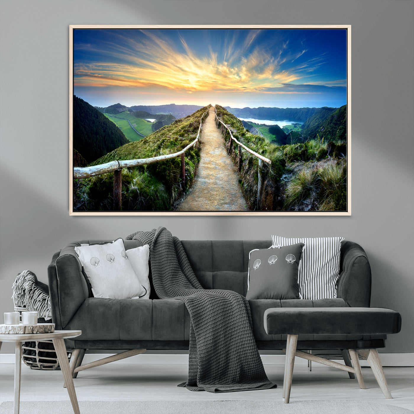 MGV-FC-36X24 - Mountain Landscape Wall Art Canvas Print