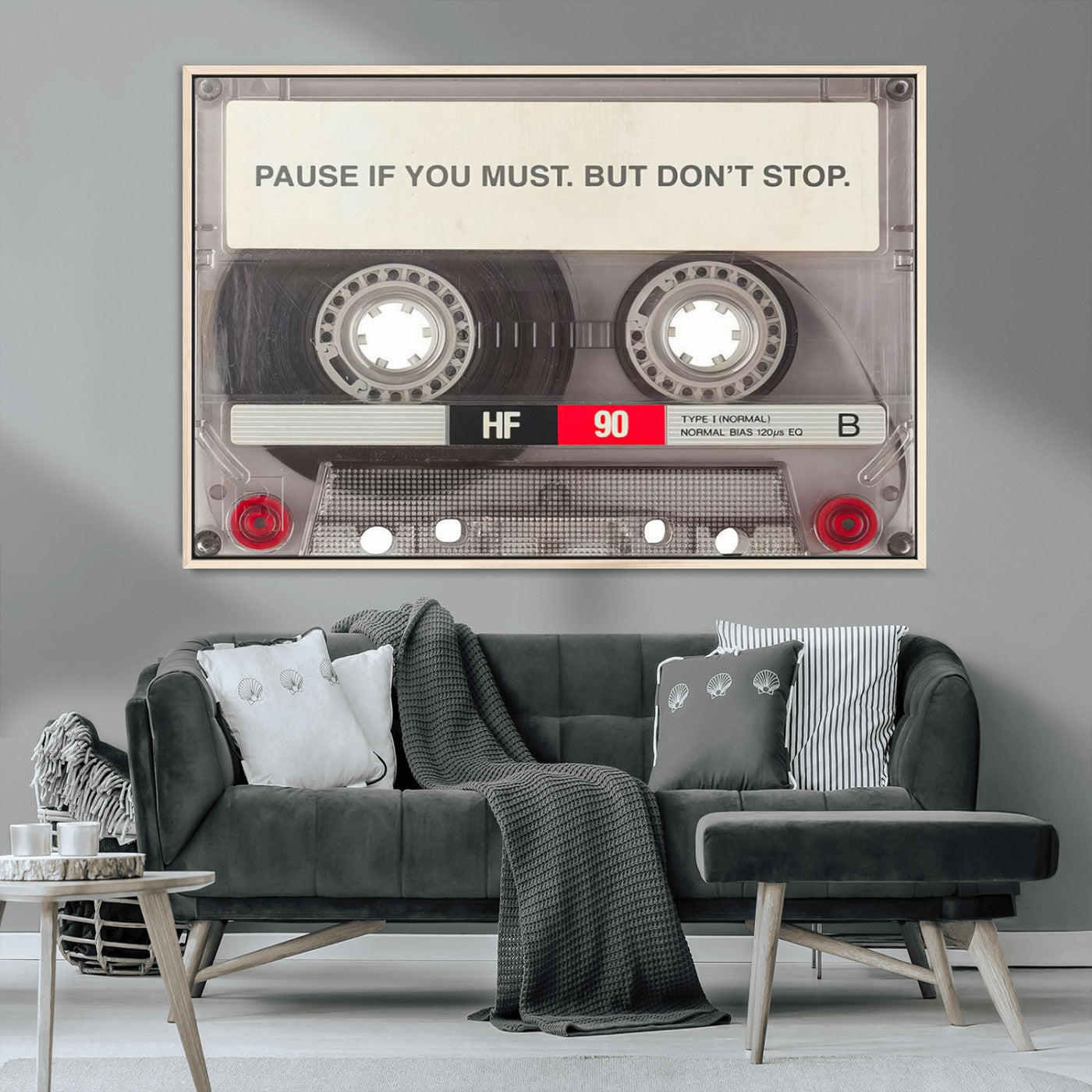 MGV-FC-36X24 - Music Cassette Iconic Wall Art Canvas Print