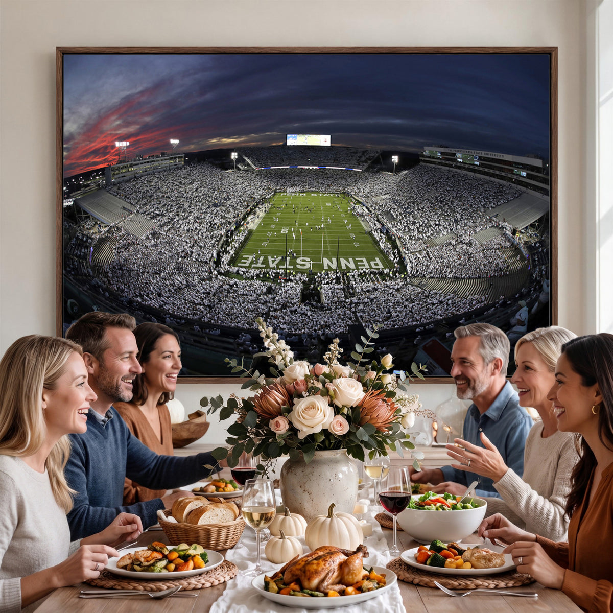 59877-MGV-CV-36X24 - Penn State University Nittany Lions Football Team Print