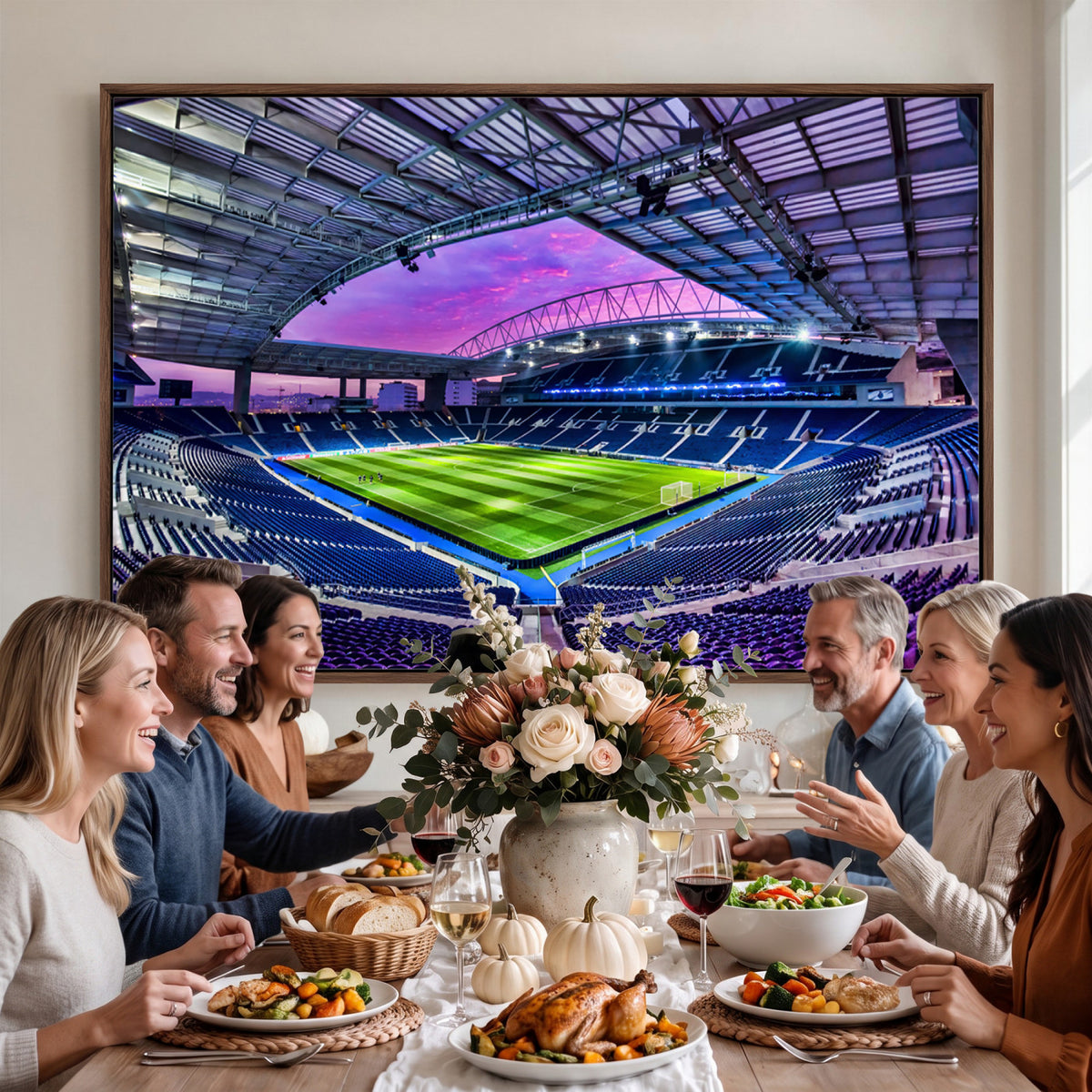 10851-MGV-CV-36X24 - FC Porto Soccer Team Print Canvas, Dragon Stadium Wall Art
