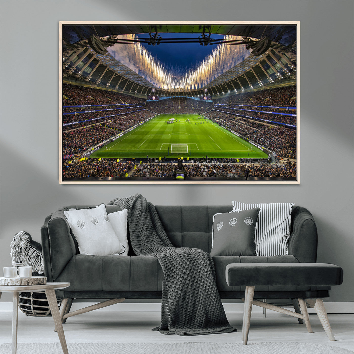 MGV-FC-36X24 - Tottenham Hotspur Football Team Print - London Tottenham Hotspur Stadium Wall Art Canvas Print