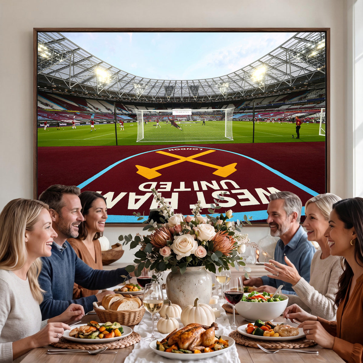 77367-MGV-CV-36X24 - West Ham United FC Stadium Canvas Wall Art, London Stadium
