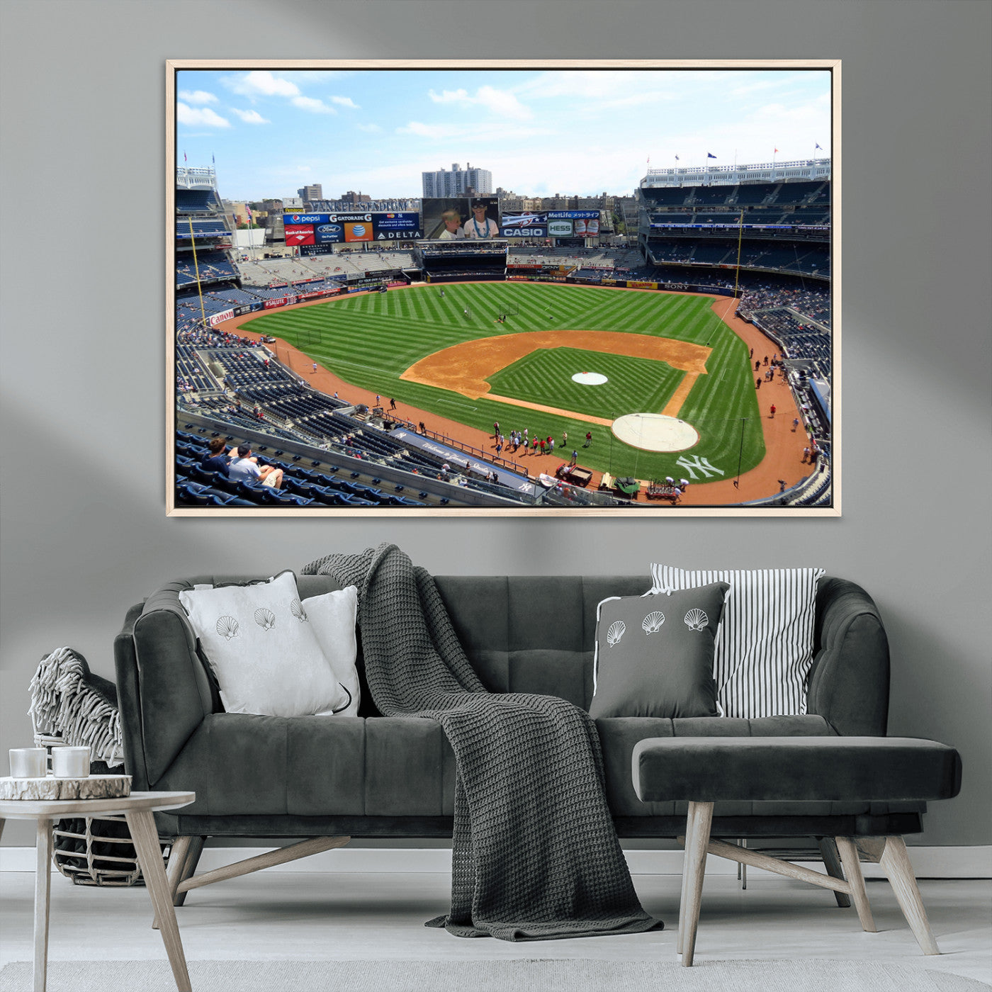 MGV-FC-36X24 - Buffalo Bills Stadium Wall Art - Buffalo Bills Decor- NFL Fans Gift, Perfect Sports Decor for Living