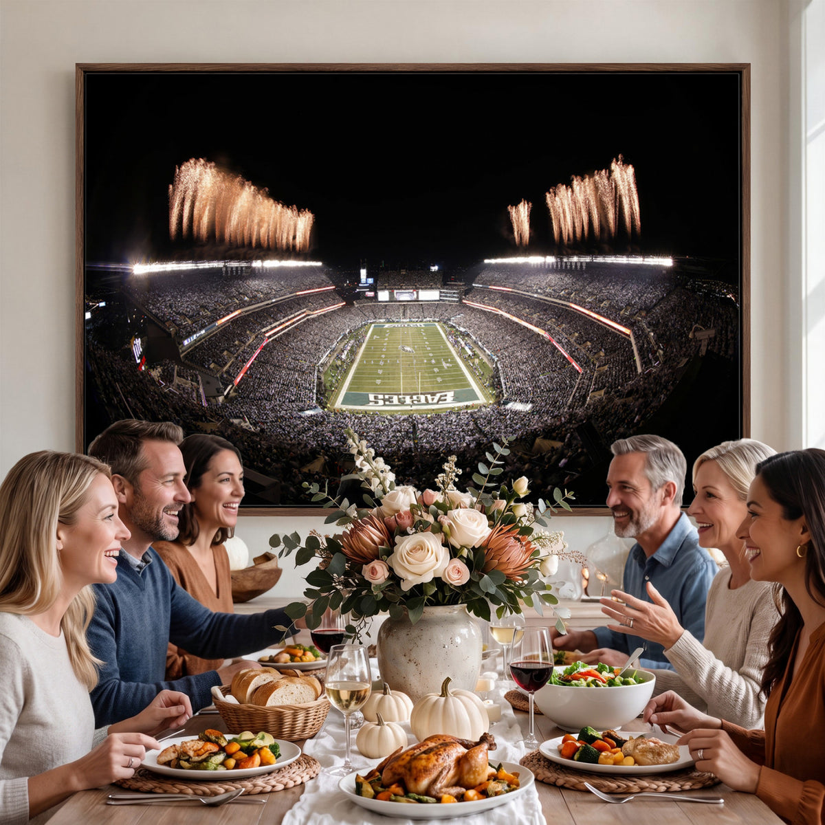 48893-MGV-CV-36X24 - Eagles Field Stadium Wall Art, Lincoln Financial Field