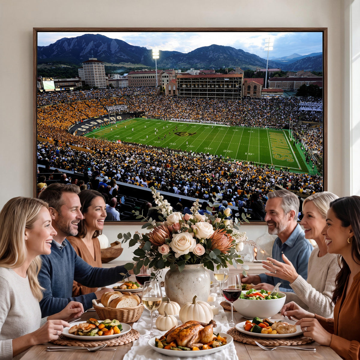 60552-MGV-CV-36X24 - Folsom Field, University of Colorado Buffaloes Football