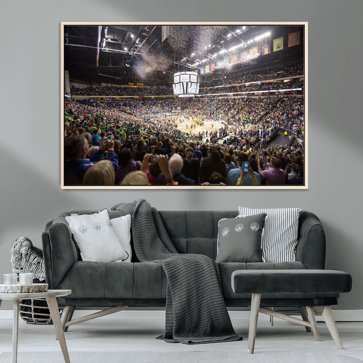 MGV-FC-36X24 - Bridgestone Arena Wall Art Canvas | Nashville Predators Hockey Team Print | Canvas Print | Ready to