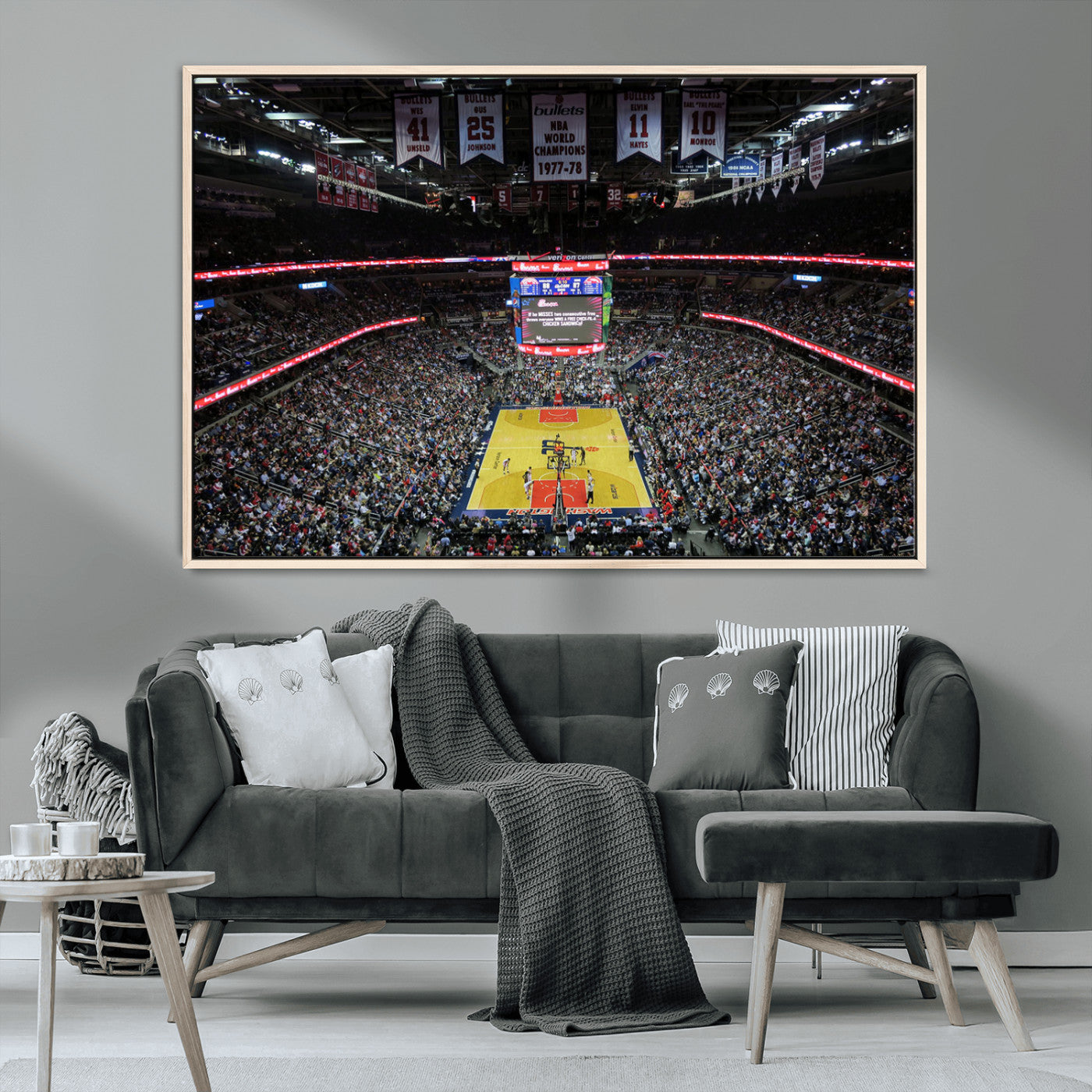 MGV-FC-36X24 - Capital One Arena Stadium Wall Art | Canvas Print | Ready to Hang | Washington D.C. Sports Decor
