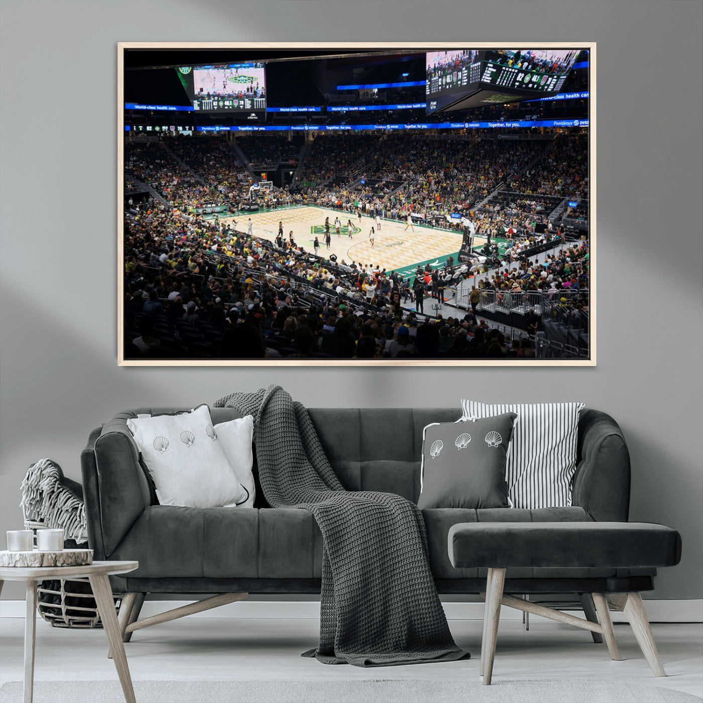 MGV-FC-36X24 - Climate Pledge Arena | Washington Seattle Kraken Hockey Stadium Wall Art | Canvas Print | Ready to