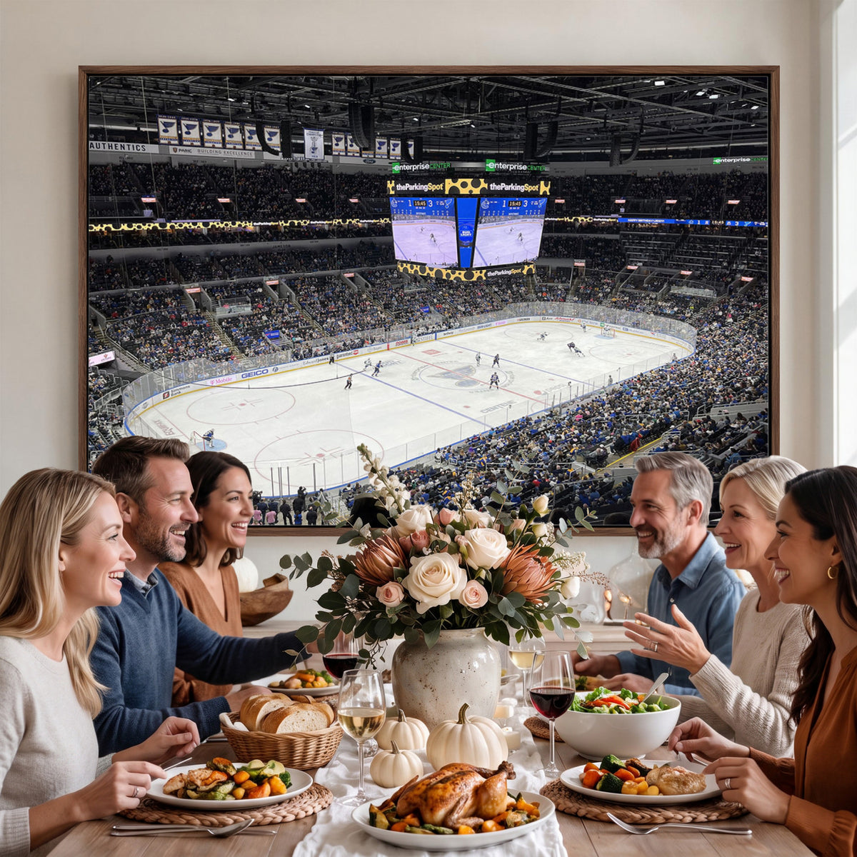 75222-MGV-CV-36X24 - Enterprise Center Missouri St. Louis Blues Hockey Stadium