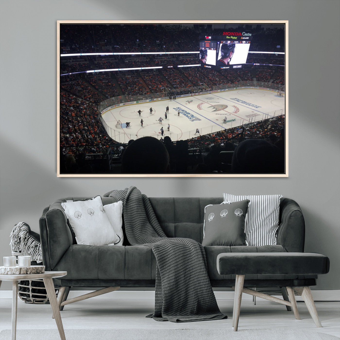 MGV-FC-36X24 - Honda Center California Anaheim Ducks Hockey Stadium Wall Art, Honda Center California Stadium Wall