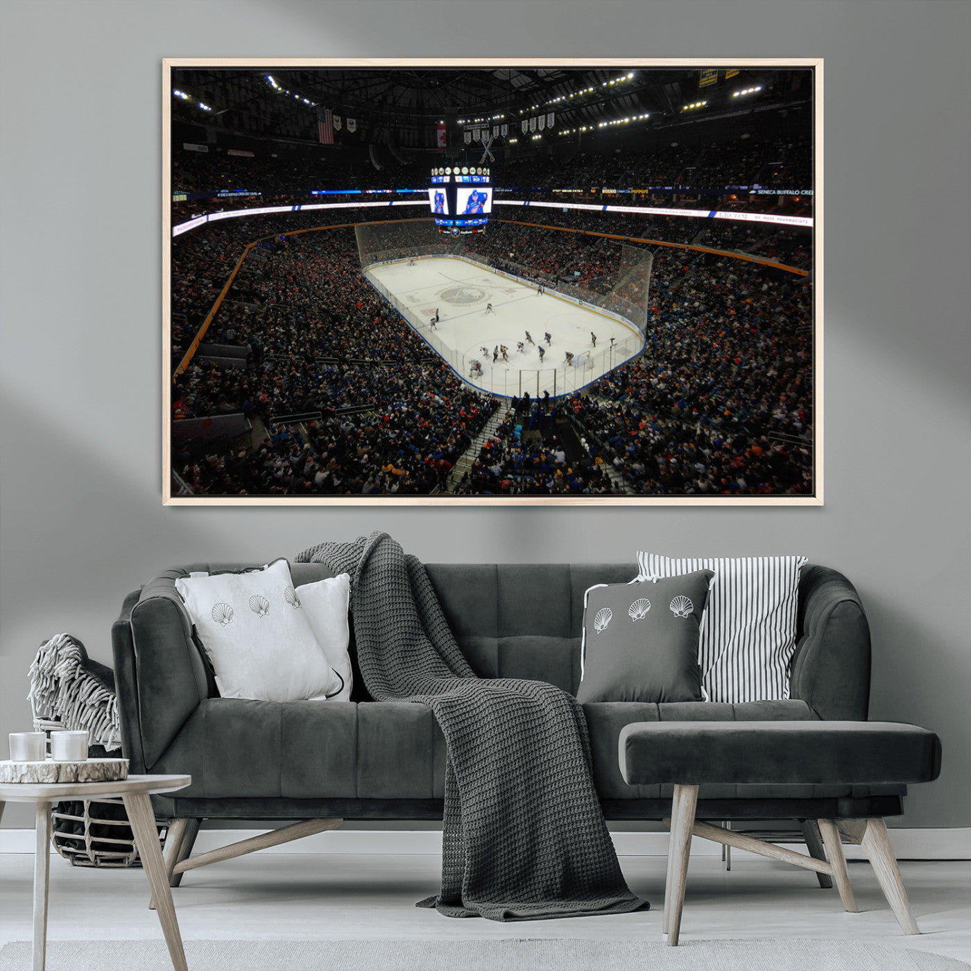 MGV-FC-36X24 - KeyBank Center New York Buffalo Sabres Hockey Stadium Canvas Print Wall Art