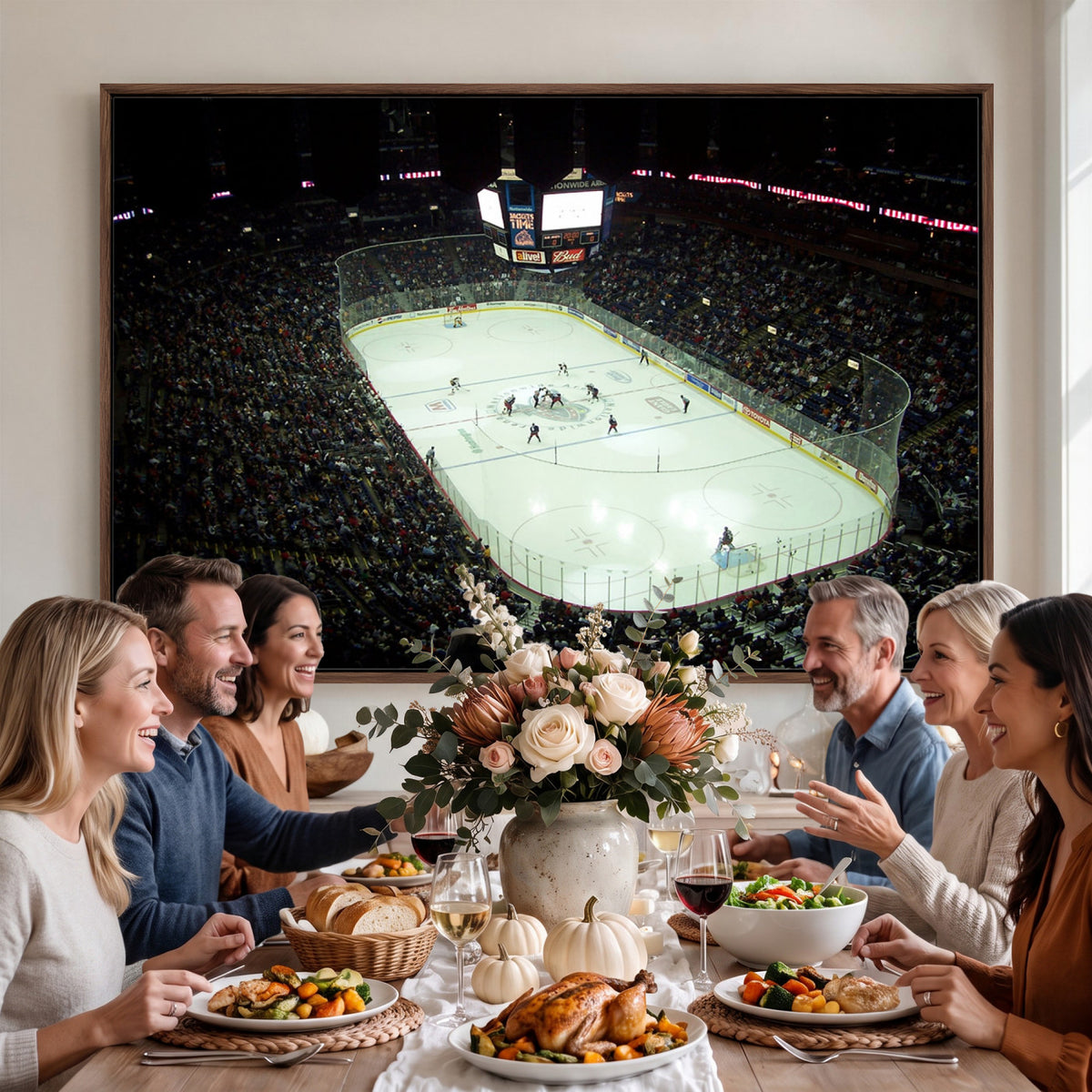 38823-MGV-CV-36X24 - Nationwide Arena Ohio Columbus Blue Jackets Hockey Stadium