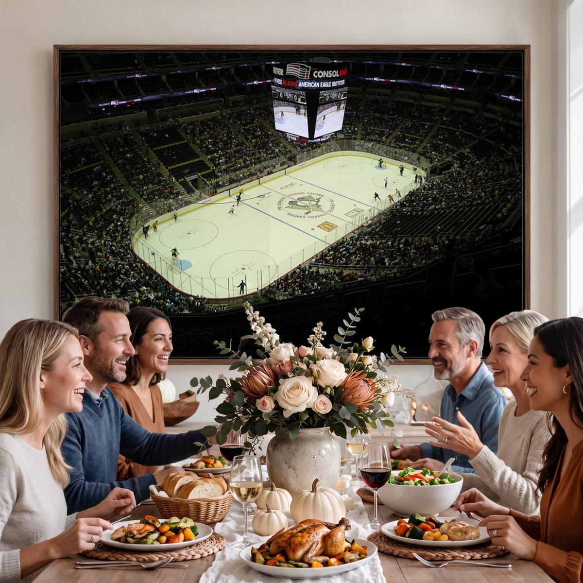 52168-MGV-CV-36X24 - PPG Paints Arena Pennsylvania Pittsburgh Penguins Hockey
