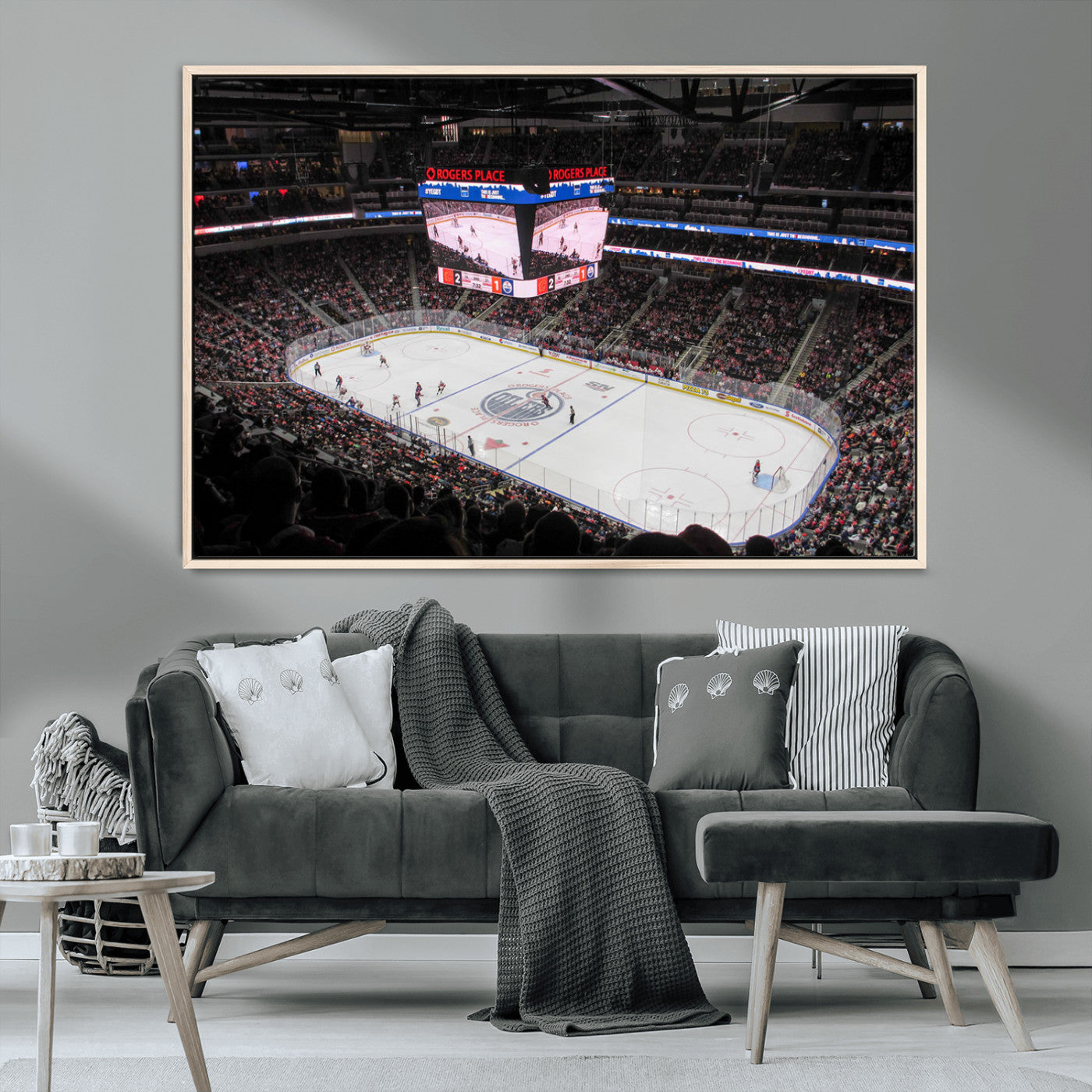 MGV-FC-36X24 - Rogers Place Edmonton Oilers Ice Hockey Stadium Wall Art, Rogers Place Edmonton Oilers Wall Art