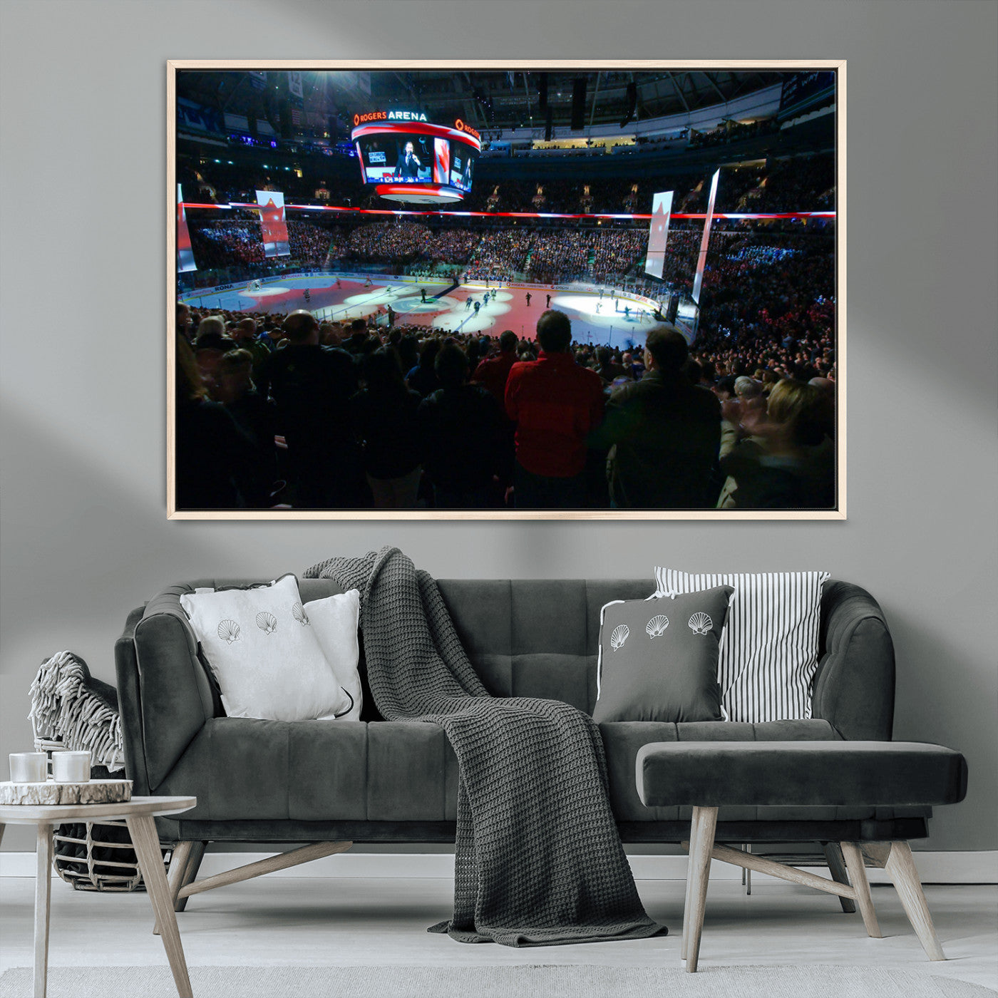 MGV-FC-36X24 - Rogers Arena Vancouver Canucks Ice Hockey Stadium Wall Art, Vancouver Canucks Ice Hockey Print