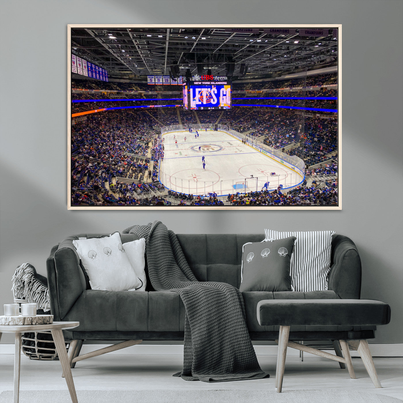 MGV-FC-36X24 - UBS Arena Elmont New York Islanders Ice Hockey Wall Art, UBS Arena Elmont Wall Art Canvas Print