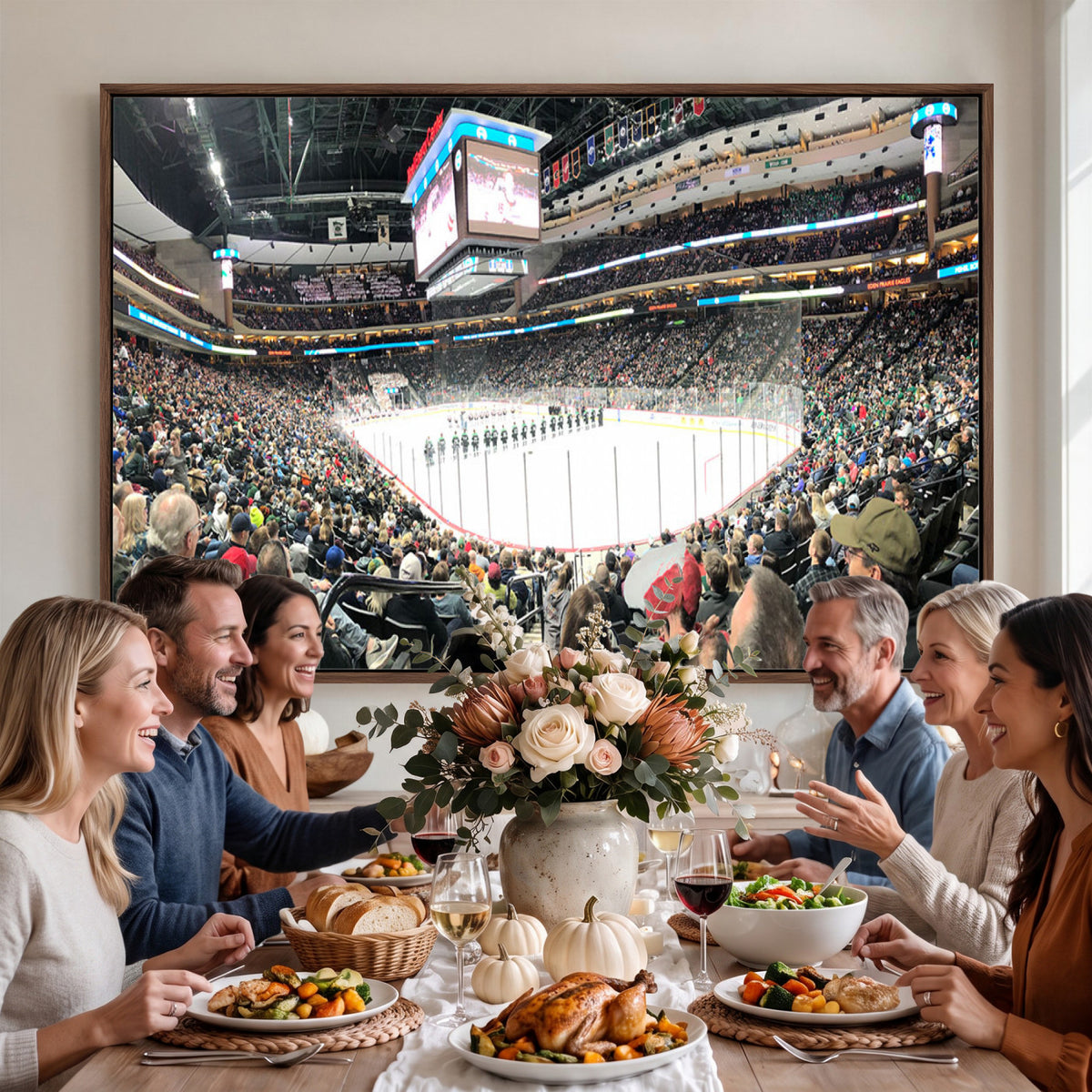 44414-MGV-CV-36X24 - Xcel Energy Center St Paul Minnesota Wild Ice Hockey Stadium