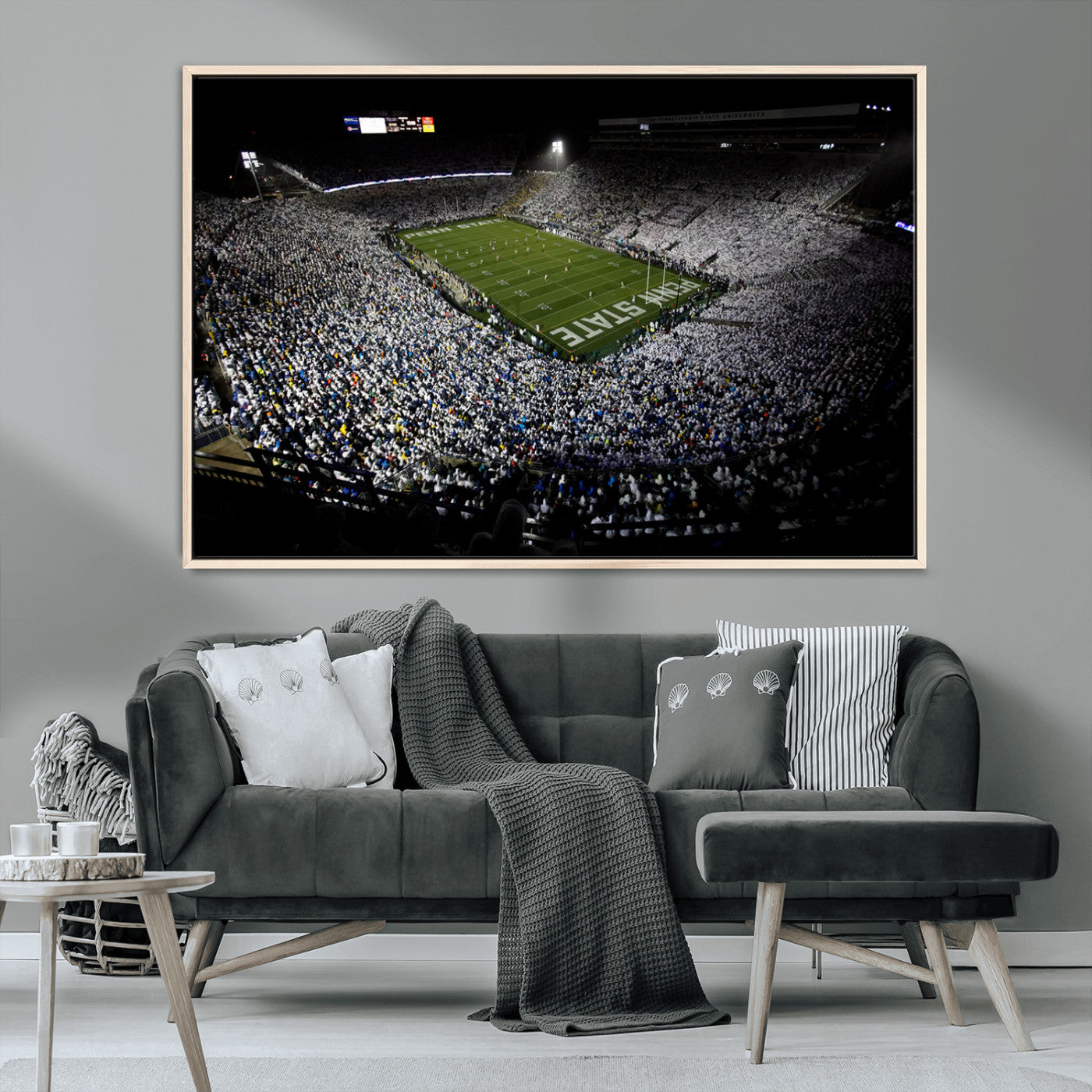 MGV-FC-36X24 - Penn State Football Stadium Wall Art - Beaver Stadium Canvas Print
