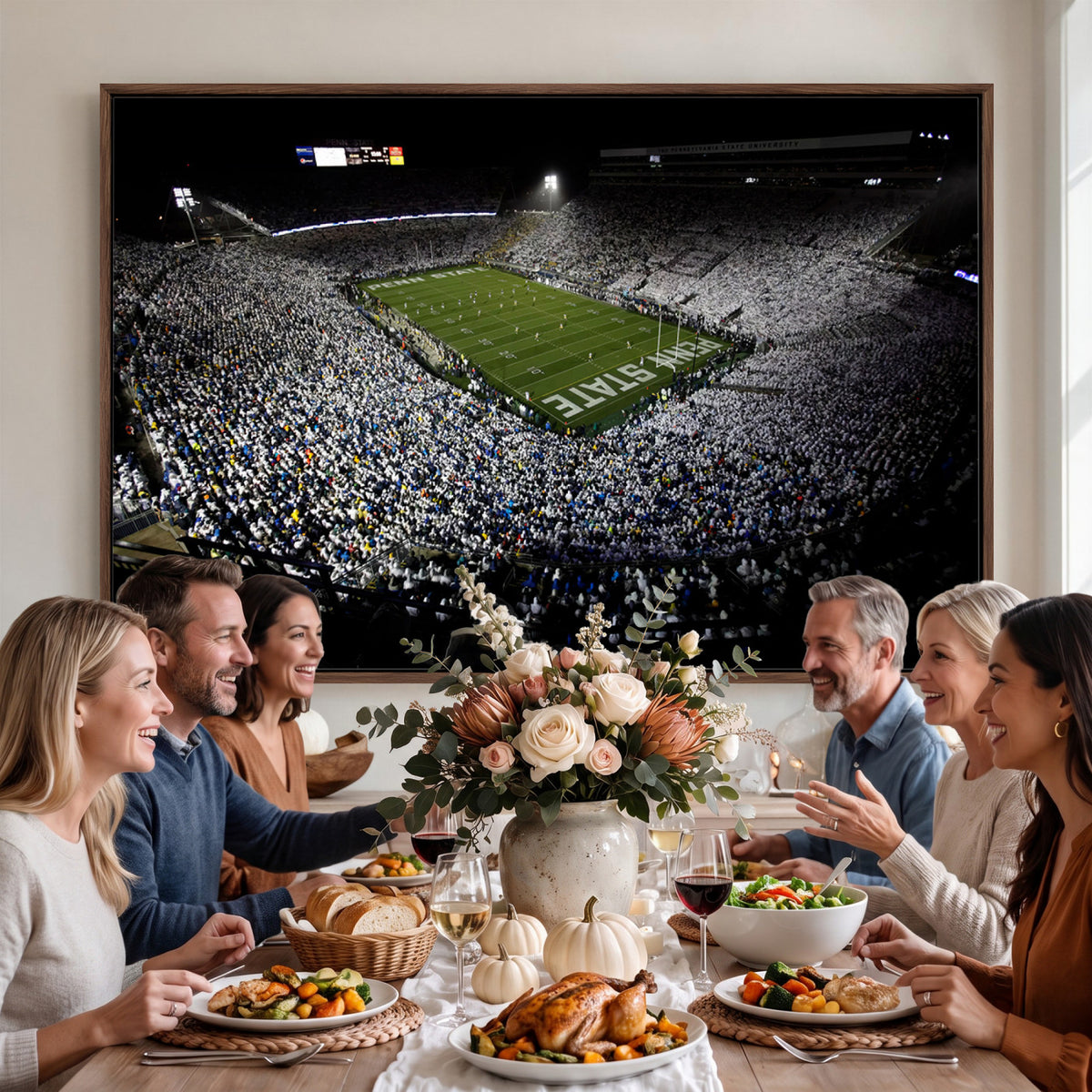 96825-MGV-CV-36X24 - Penn State Football Stadium Wall Art - Beaver Stadium Canvas Print