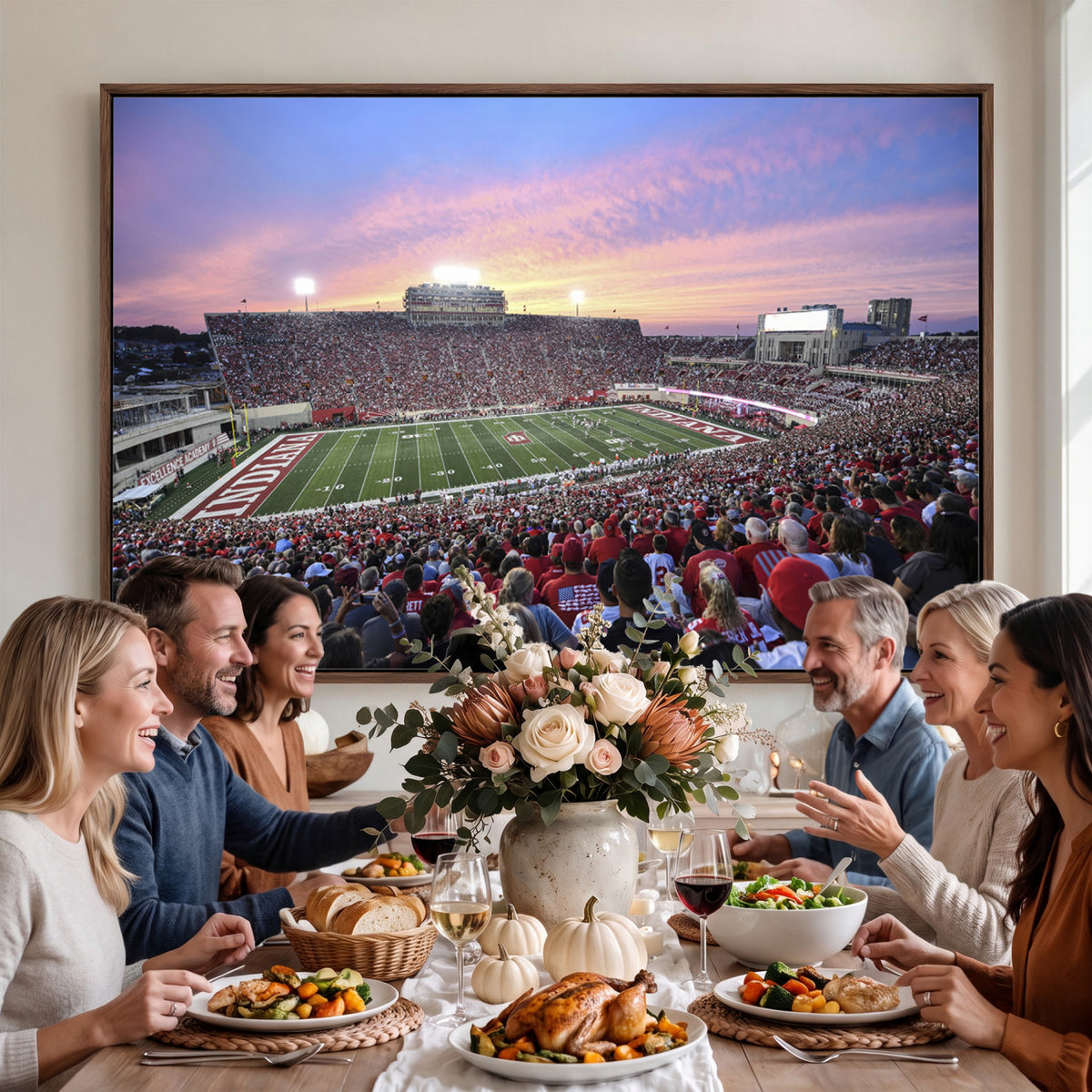 13046-MGV-CV-36X24 - Indiana University Hoosiers Football Team Print