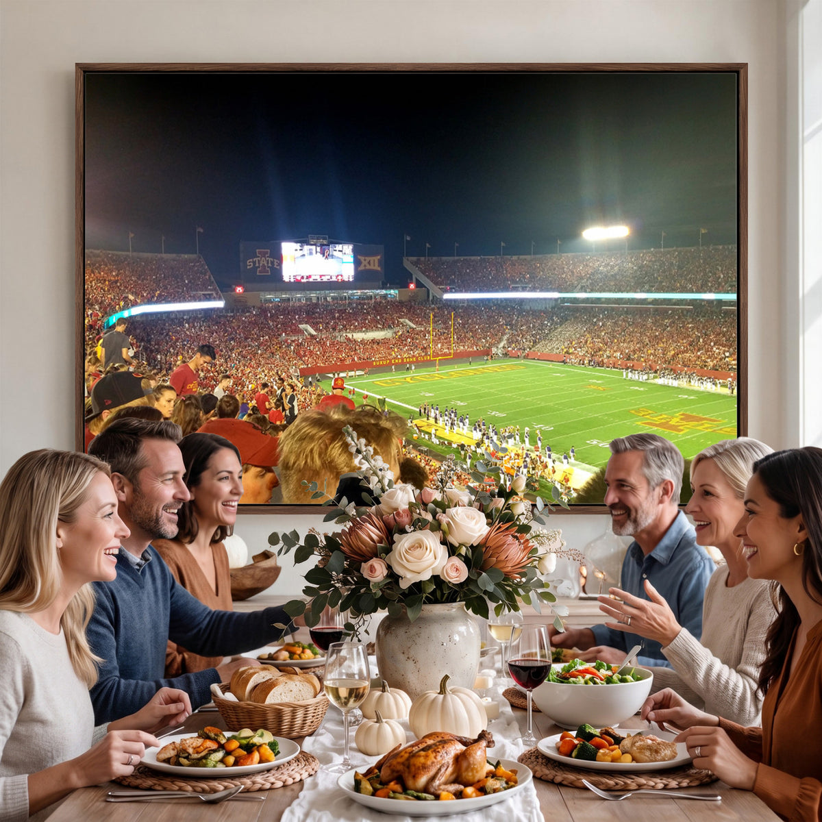 94319-MGV-CV-36X24 - Iowa State University Cyclones Art Print, Jack Trice Stadium Ames
