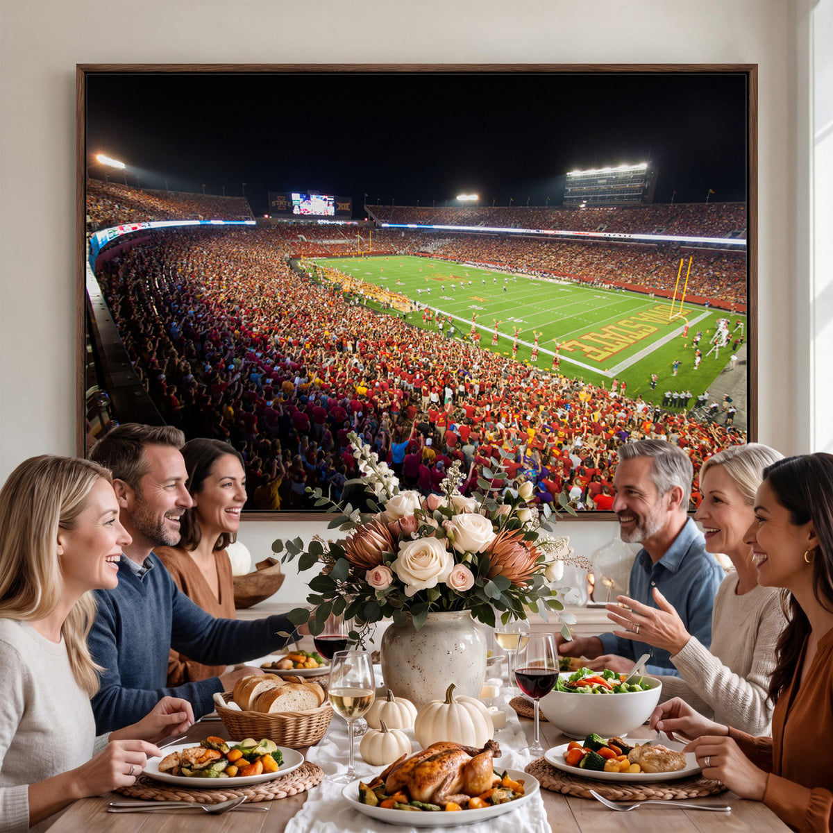 35139-MGV-CV-36X24 - Iowa State University Cyclones Canvas Print, Jack Trice Stadium