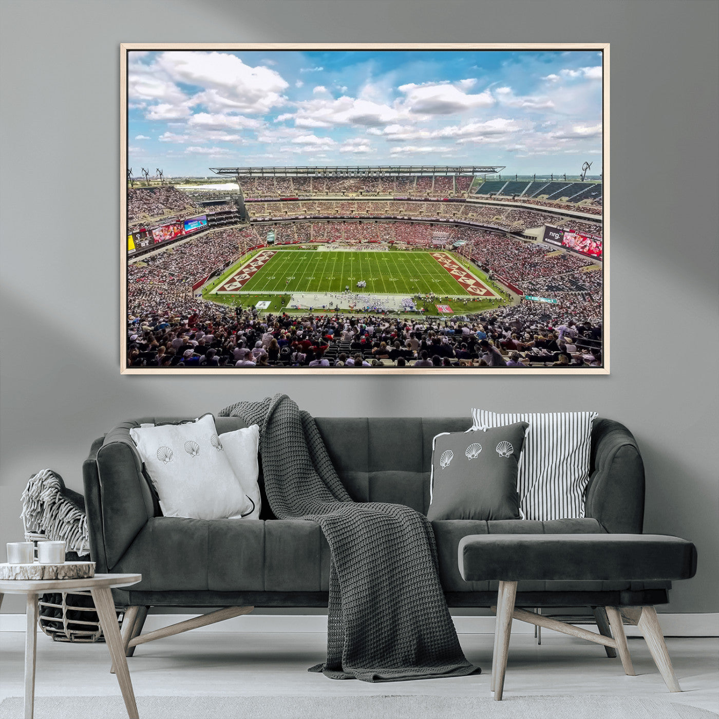 MGV-FC-36X24 - The Temple University Owls Athletics Team Print - Philadelphia Lincoln Financial Field Stadium Wall