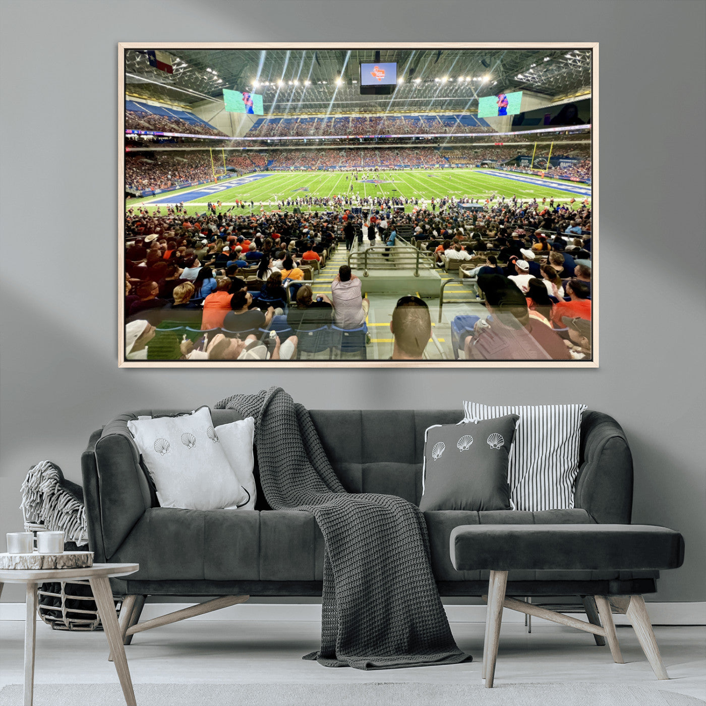 MGV-FC-36X24 - The University of Texas at San Antonio Roadrunners Football Team Print - San Antonio Alamodome Wall