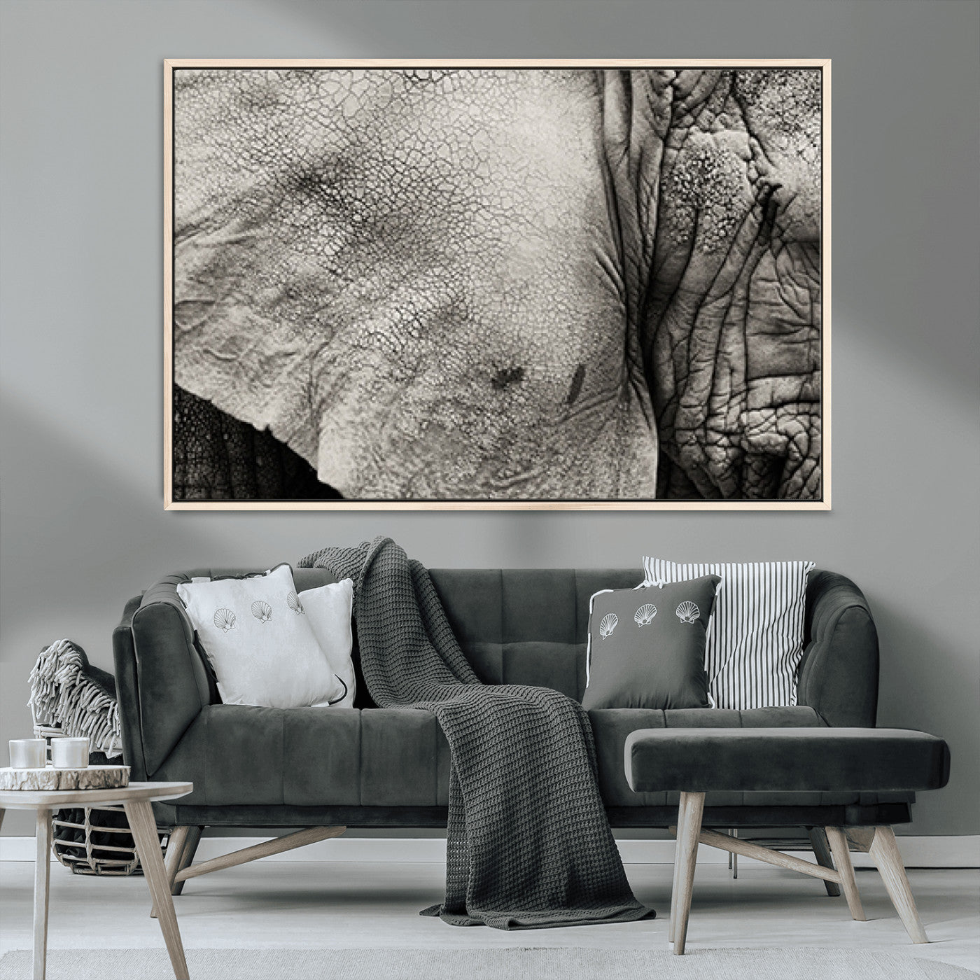 MGV-FC-36X24 - Elephant Wall Art Canvas Print
